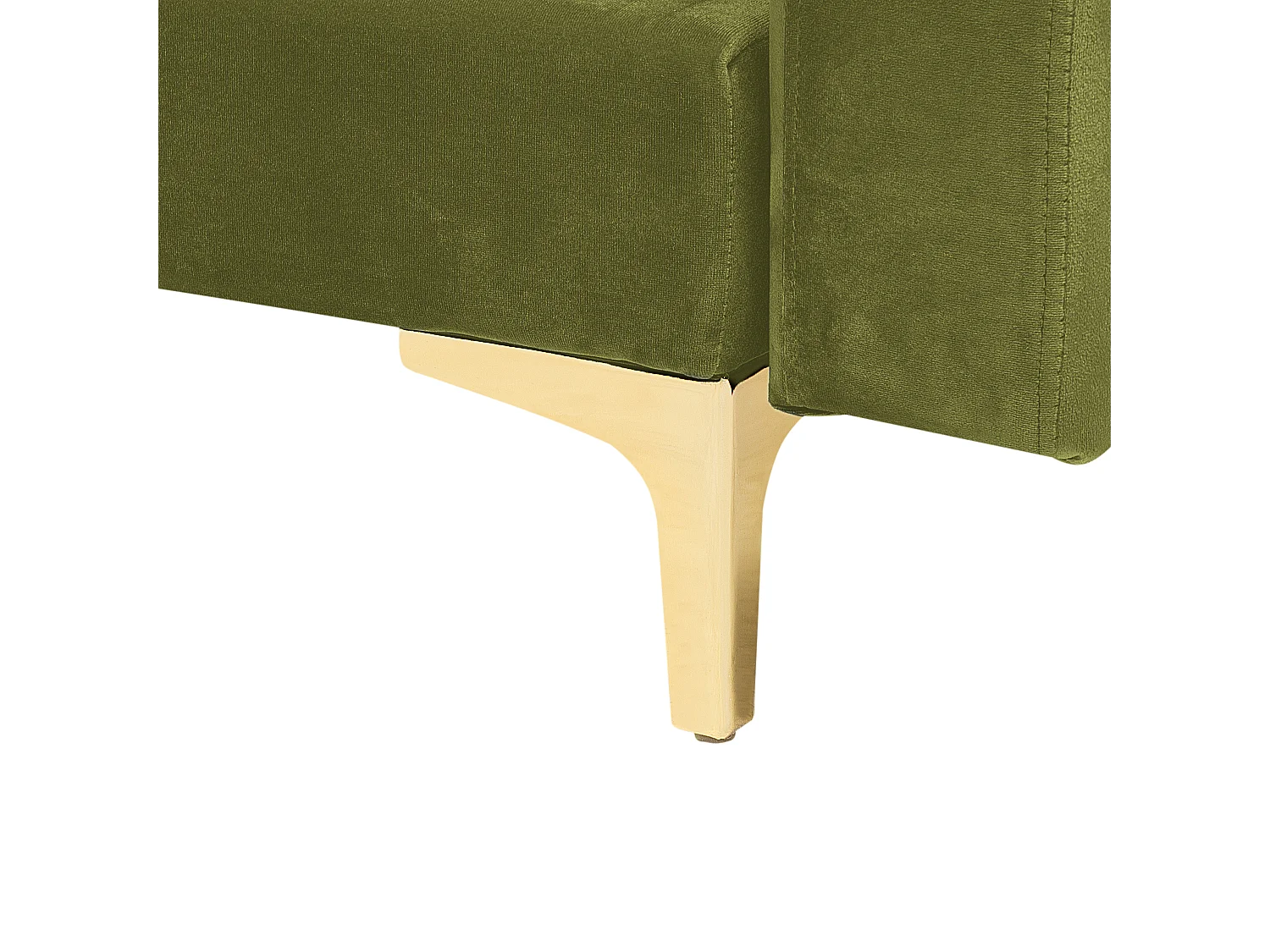 Chaise longue ABERDEEN Velours Vert