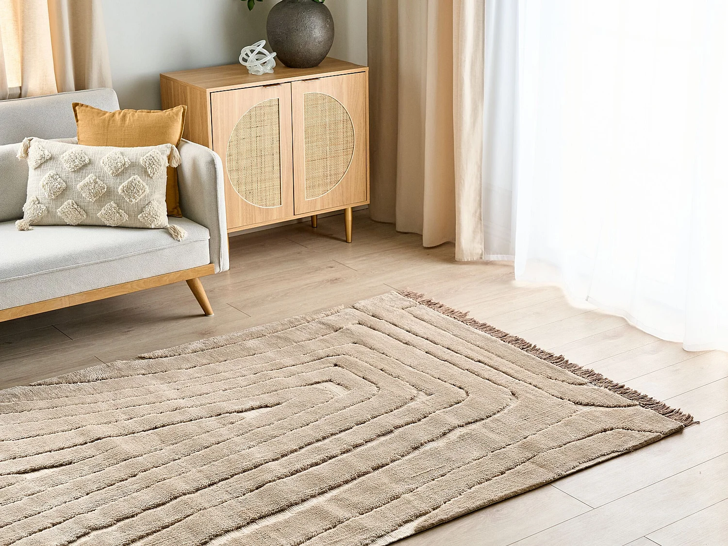 Rug SAZOO Beige 160 x 230 cm