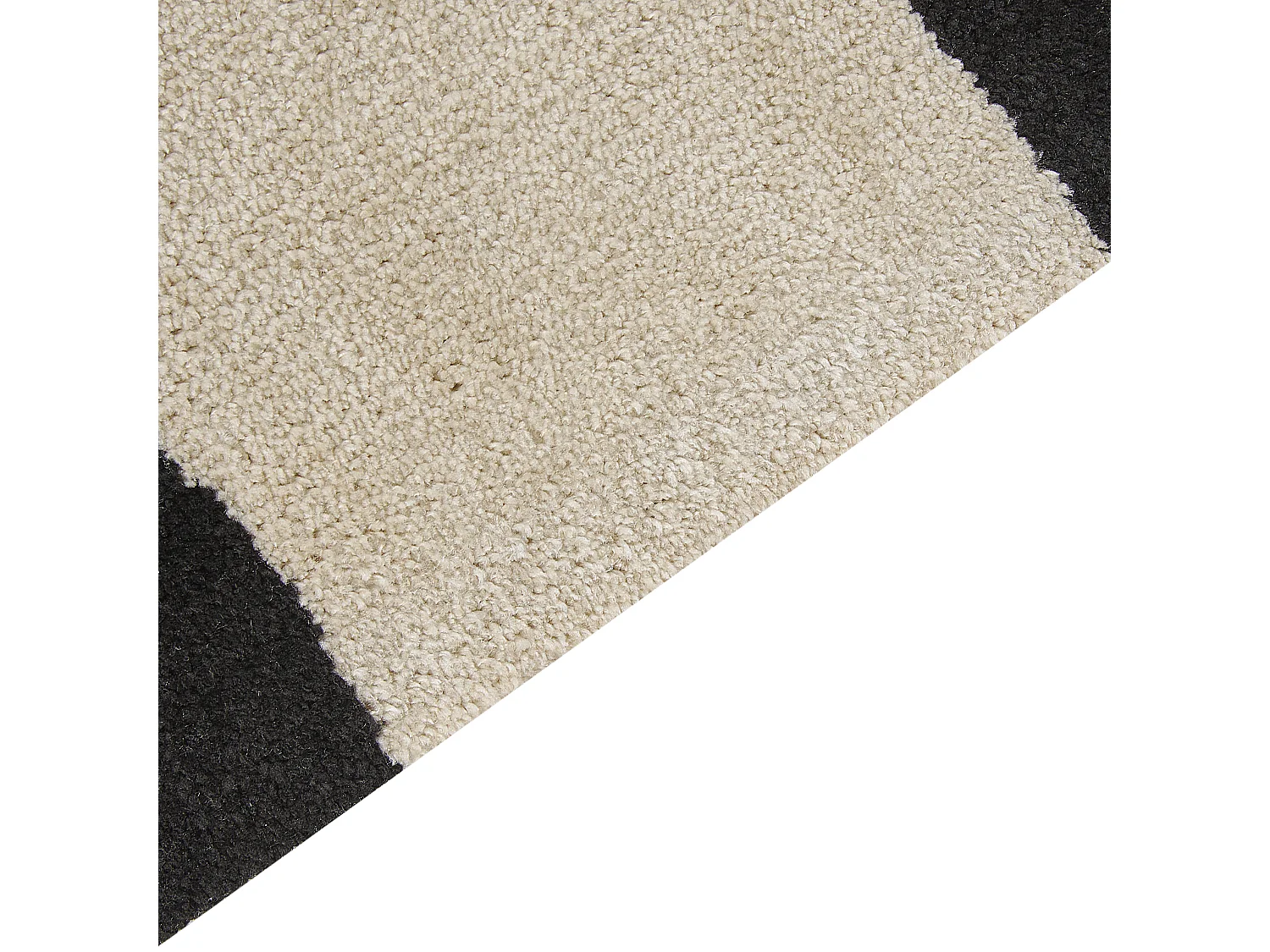 Vloerkleed polyester beige/zwart 160 x 230 cm KOLPUR