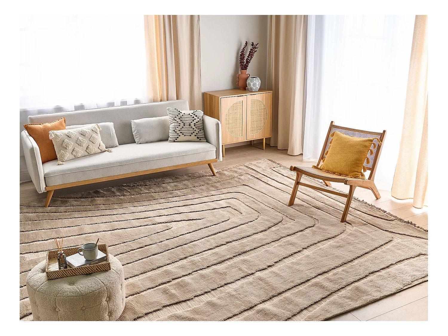 Tapis SAZOO Beige 300 x 400 cm