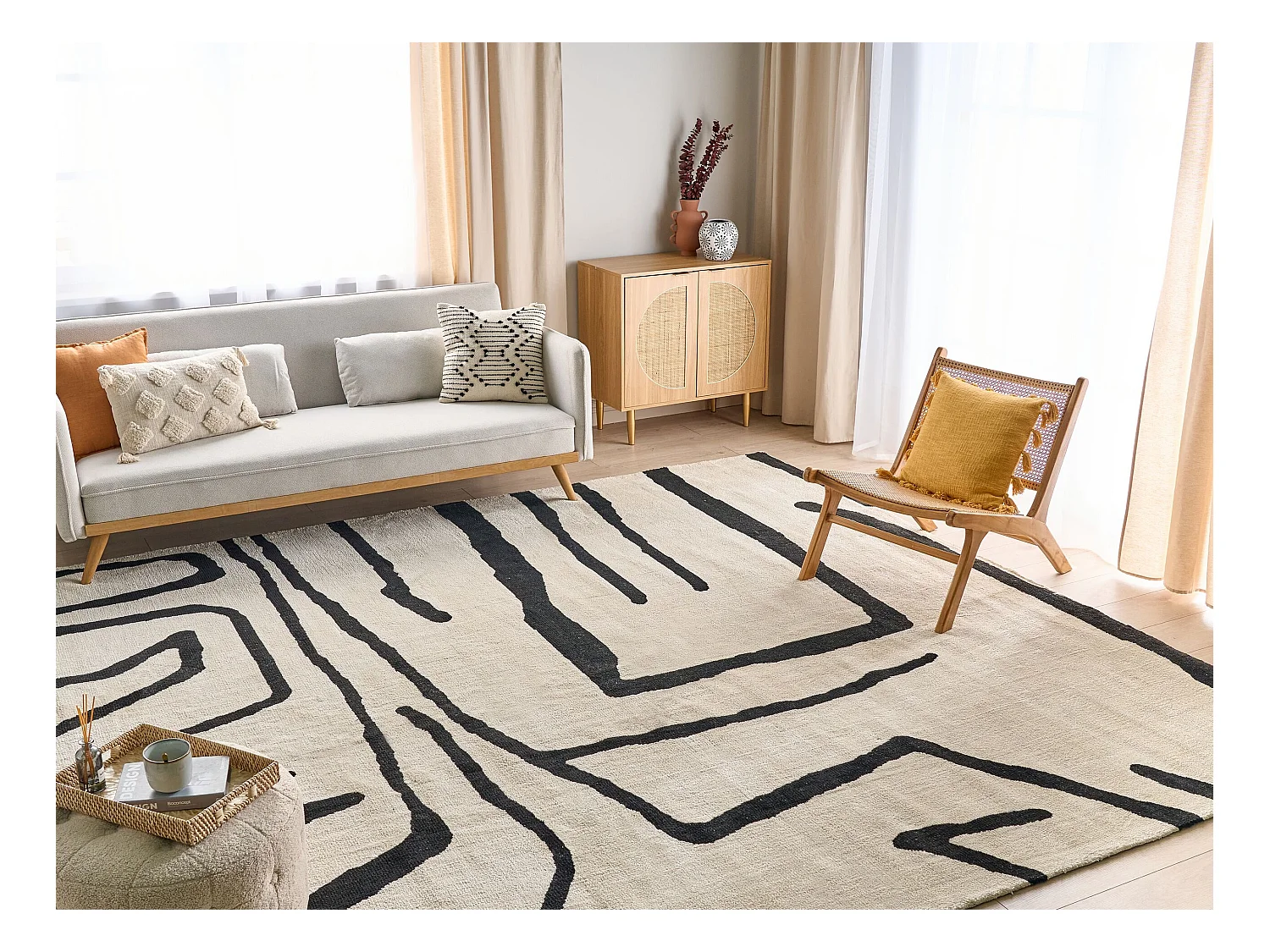 Tapis KOLPUR Beige clair 300 x 400 cm