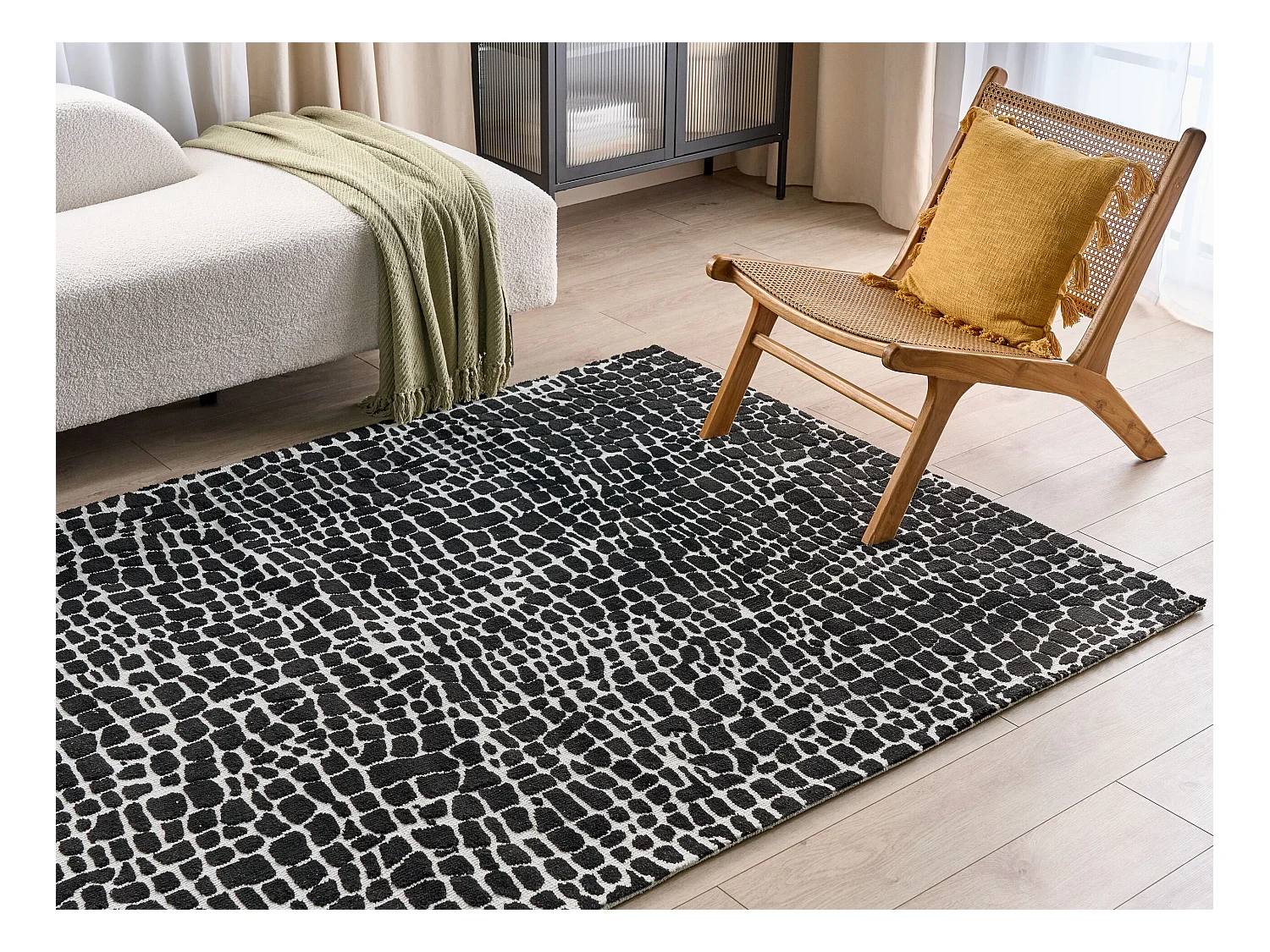 Tapis PUNGE Noir 160 x 230 cm