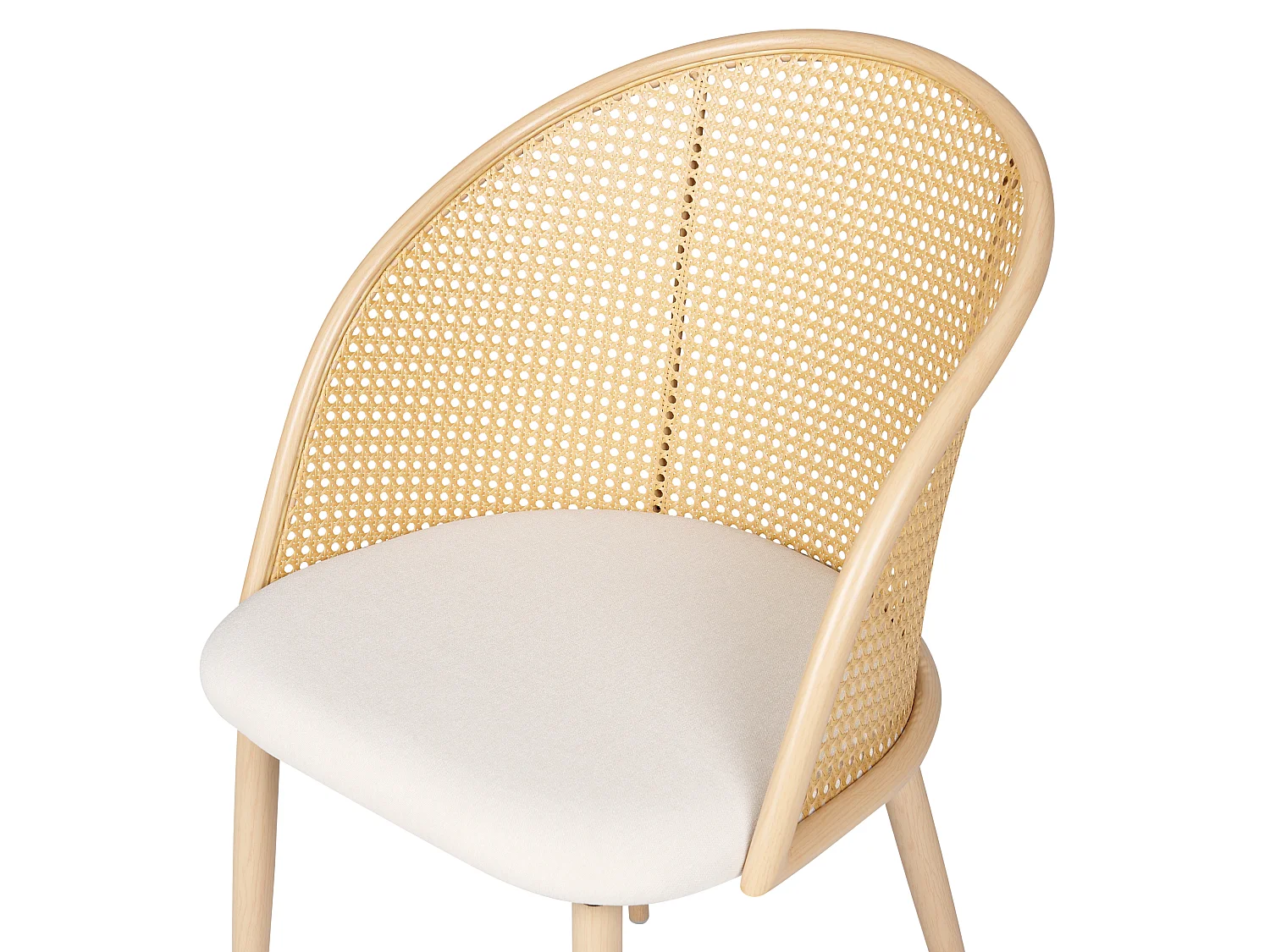 Zestaw 2 krzeseł do jadalni CORNELL Metal Jasnobrązowy