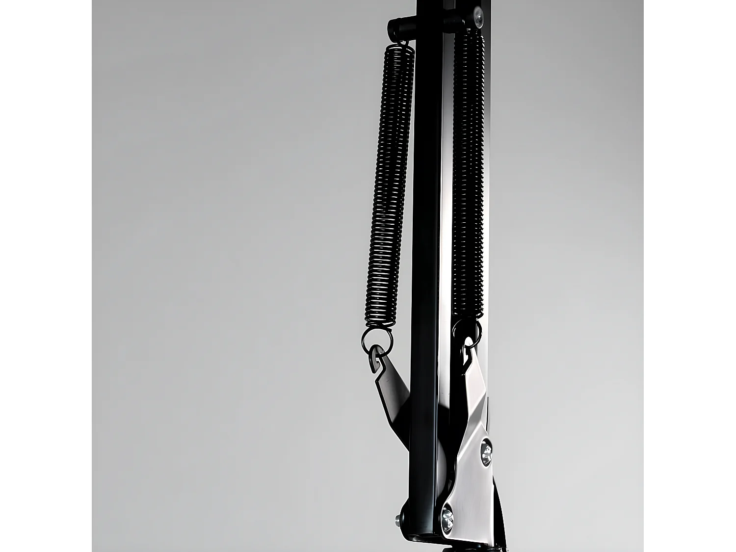 Lámpara de pie articulable Avati estilo retro vintage - Metal 1xE27  - Negro