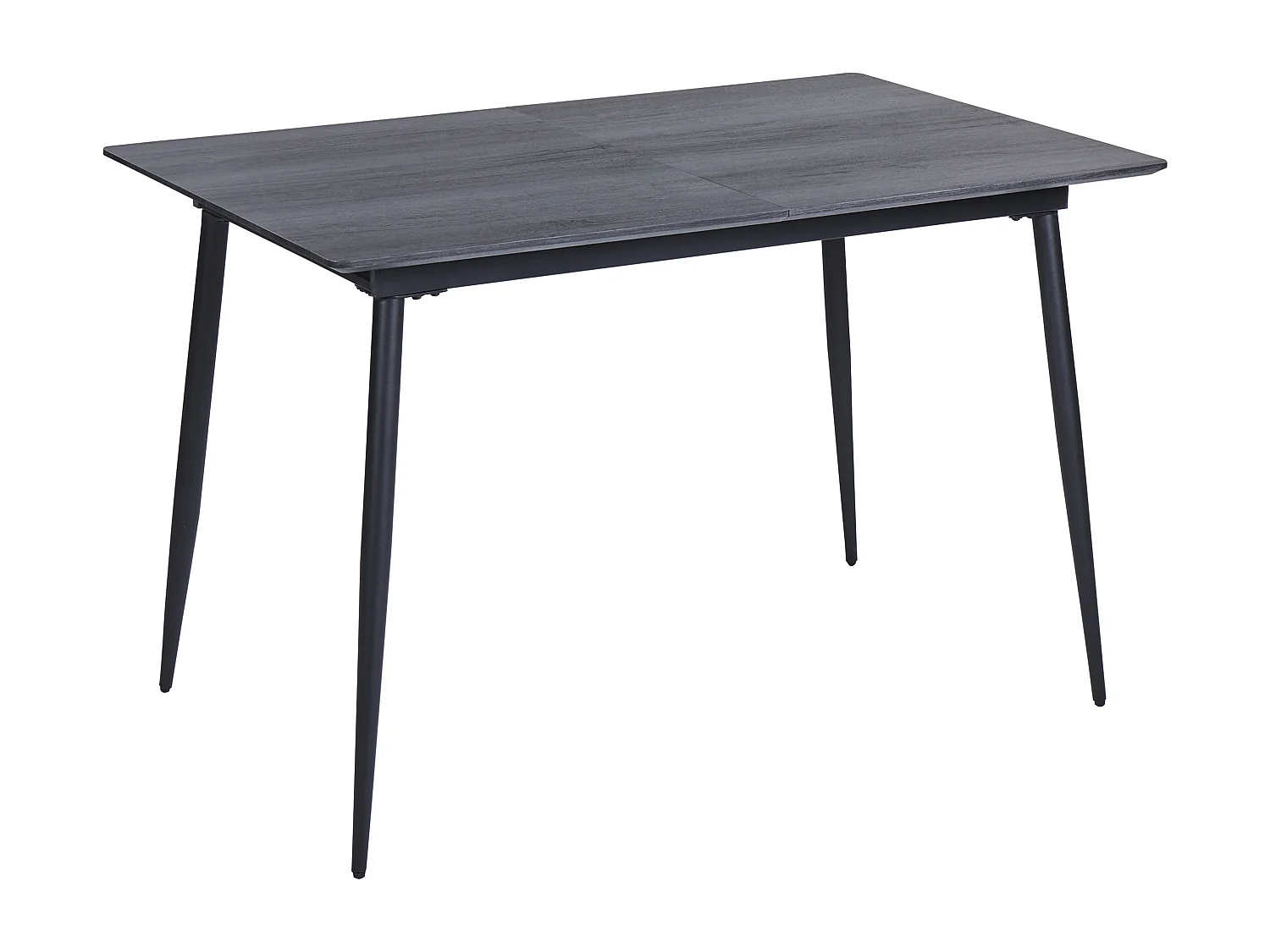 Table de salle à manger extensible GELANDA Gris 120/160 cm 80 cm