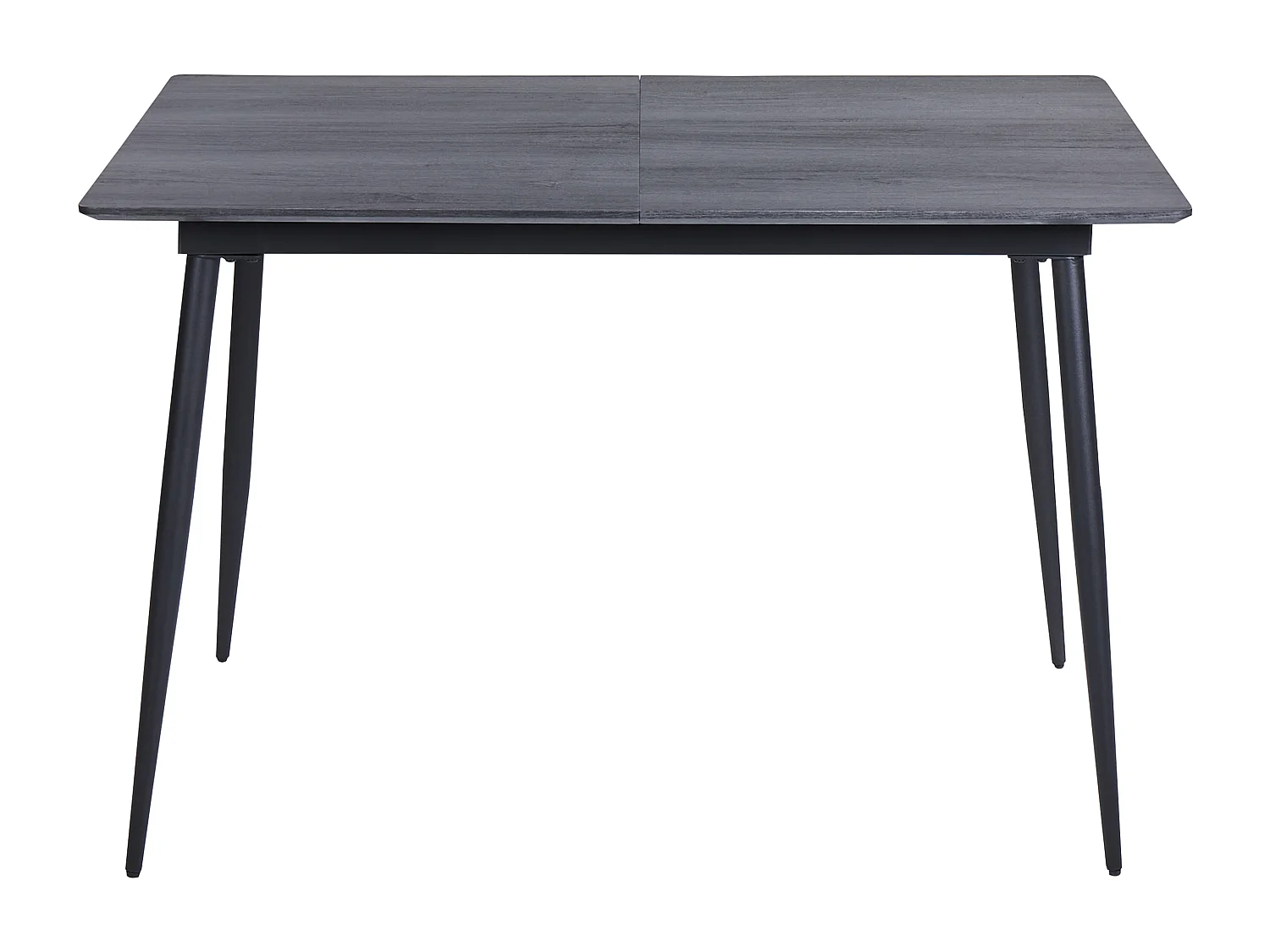 Table de salle à manger extensible GELANDA Gris 120/160 cm 80 cm