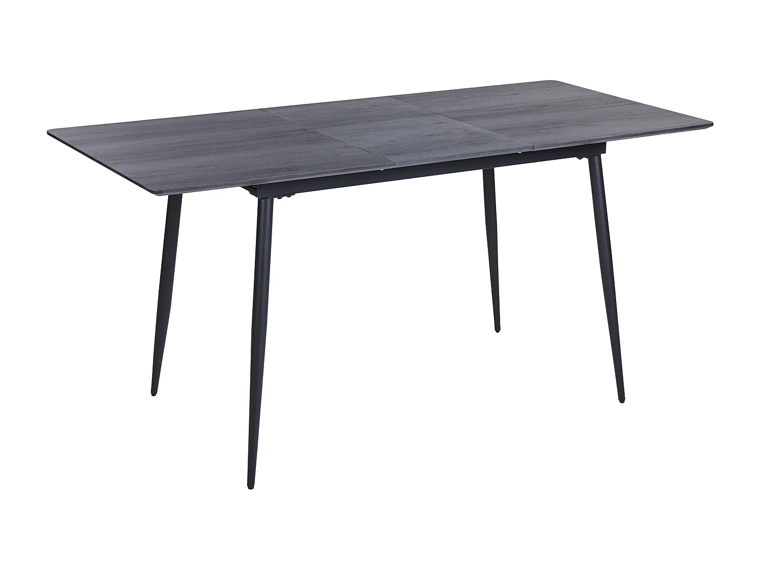 Ausziehbarer Esstisch GELANDA Grau 120/160 cm 80 cm