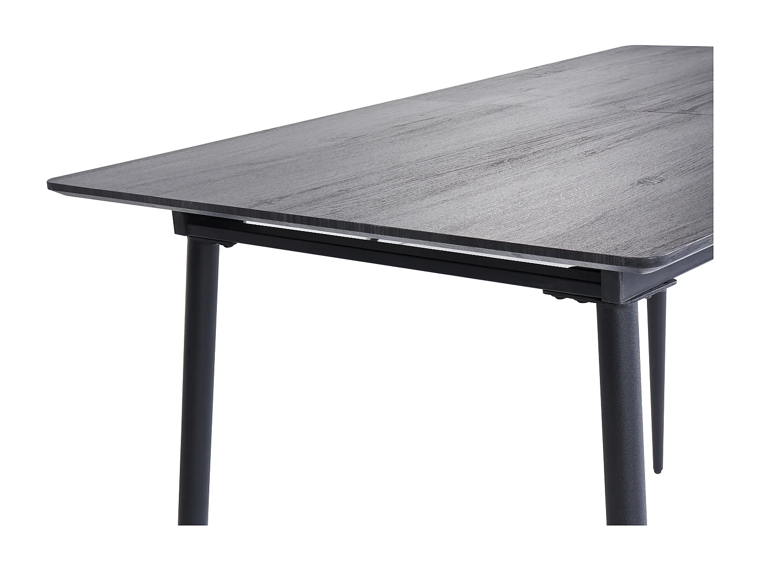 Ausziehbarer Esstisch GELANDA Grau 120/160 cm 80 cm