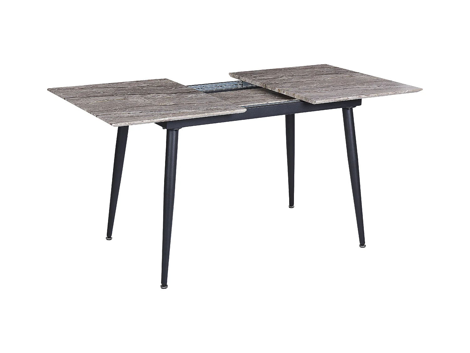 Table de salle à manger extensible EFTALIA Gris 120/150 cm 80 cm