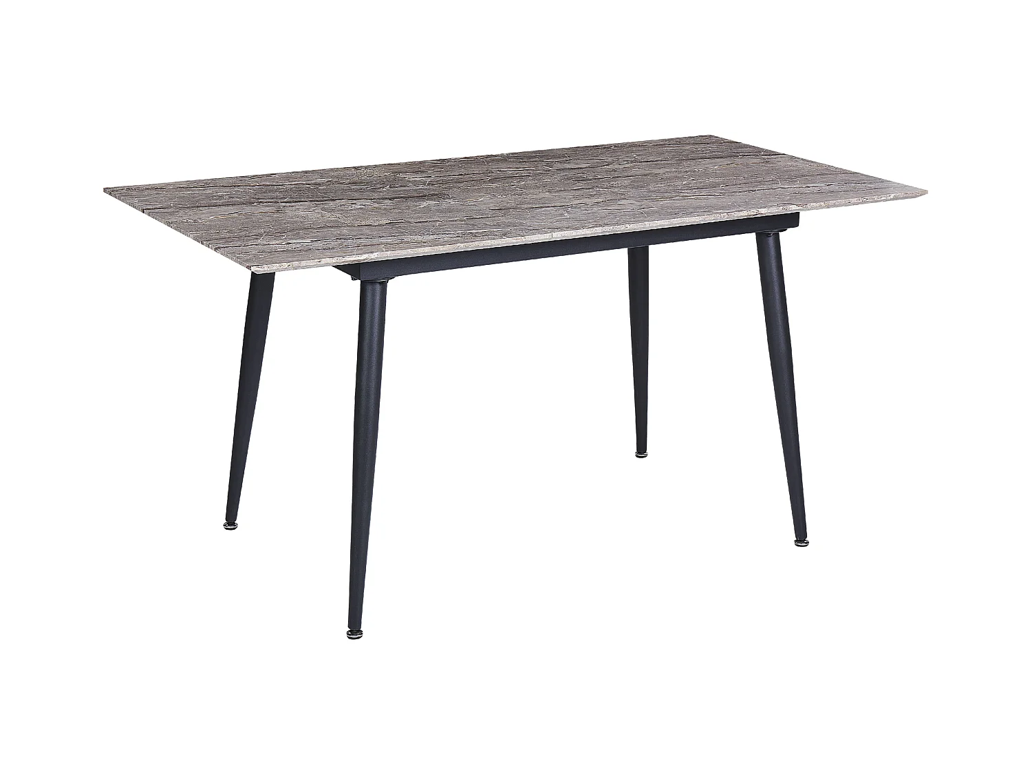 Table de salle à manger extensible EFTALIA Gris 120/150 cm 80 cm