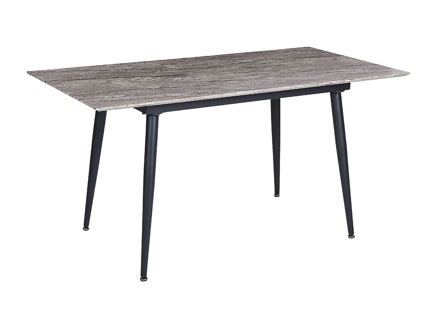 Table de salle à manger extensible EFTALIA Gris 120/150 cm 80 cm