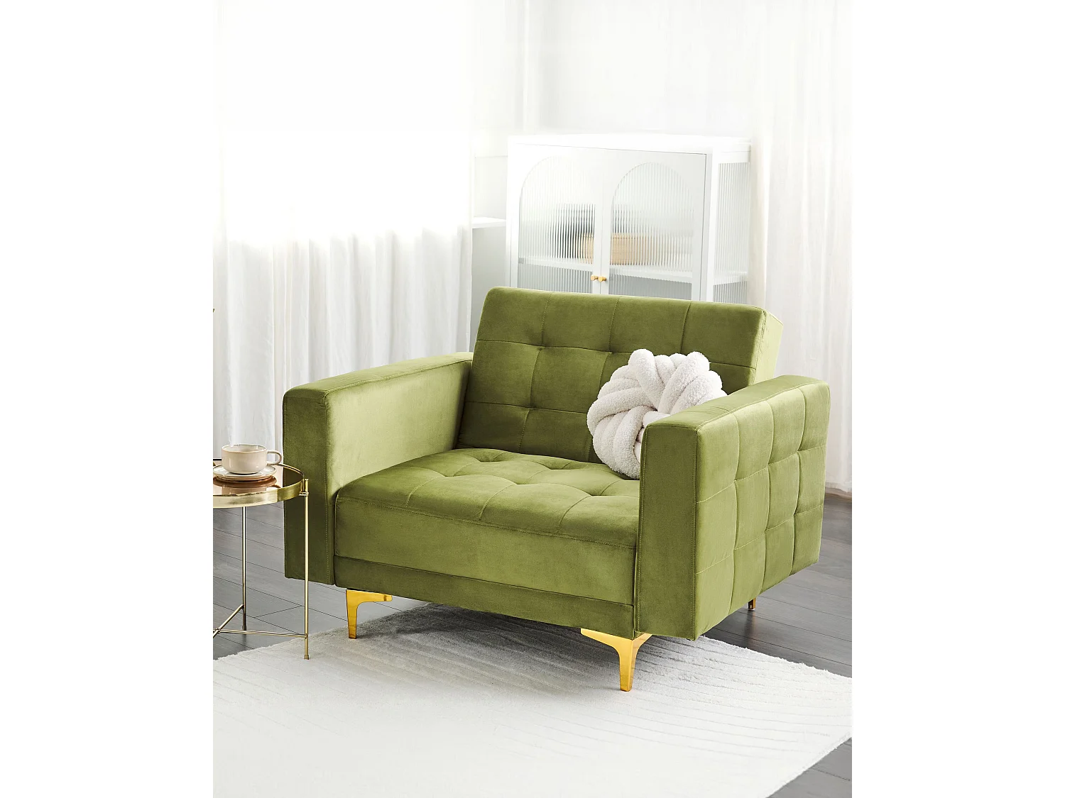 Sillón ABERDEEN Terciopelo Verde