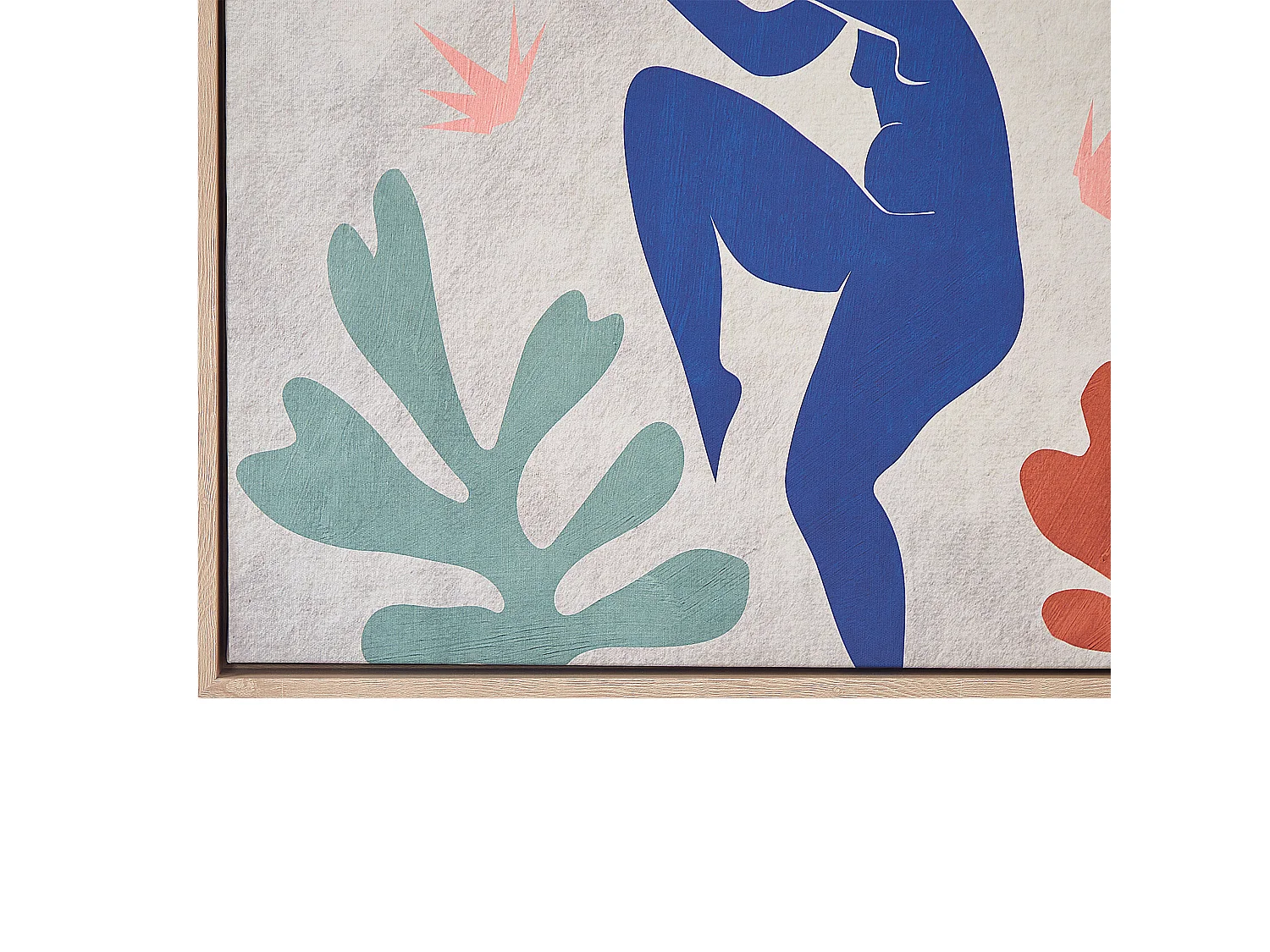 Canvas LUCERA Vrouwelijk motief 63 x 99 cm Multicolor