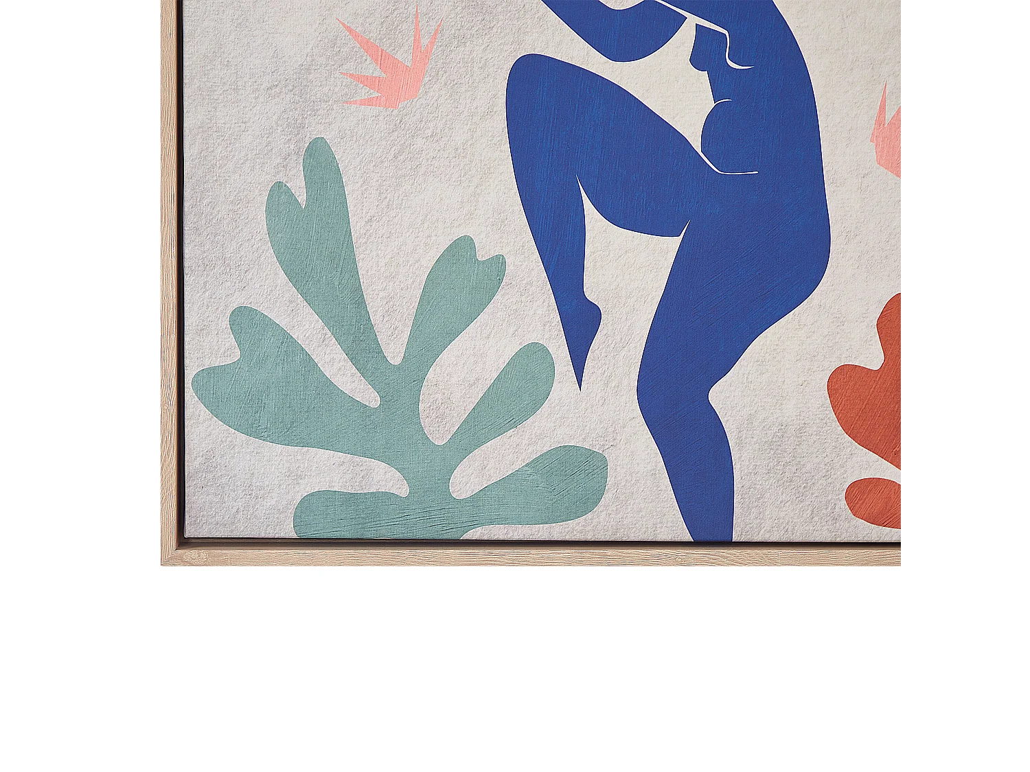 Canvas LUCERA Vrouwelijk motief 63 x 99 cm Multicolor