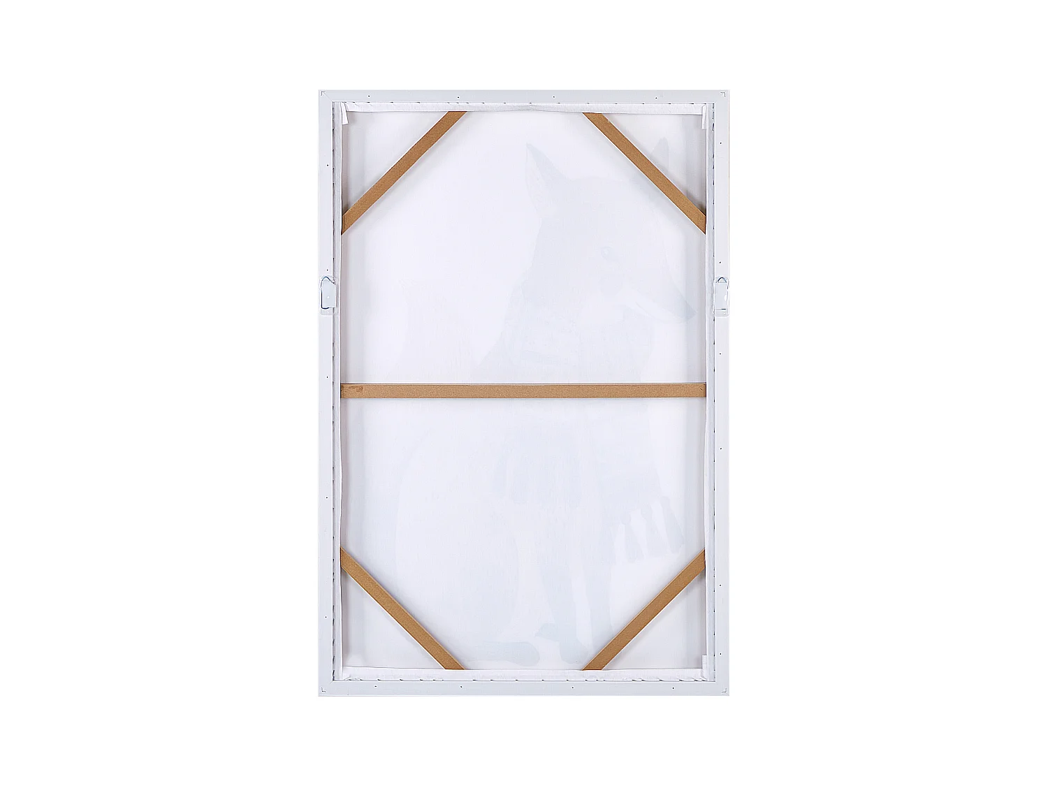 Canvas MUCCIA Dieren motief 63 x 99 cm Bruin