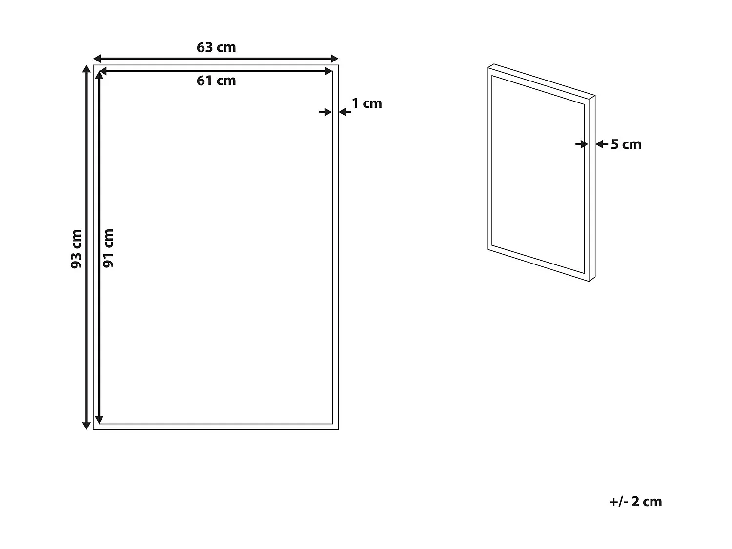 Canvas MUCCIA Tiermotiv 63 x 99 cm Braun