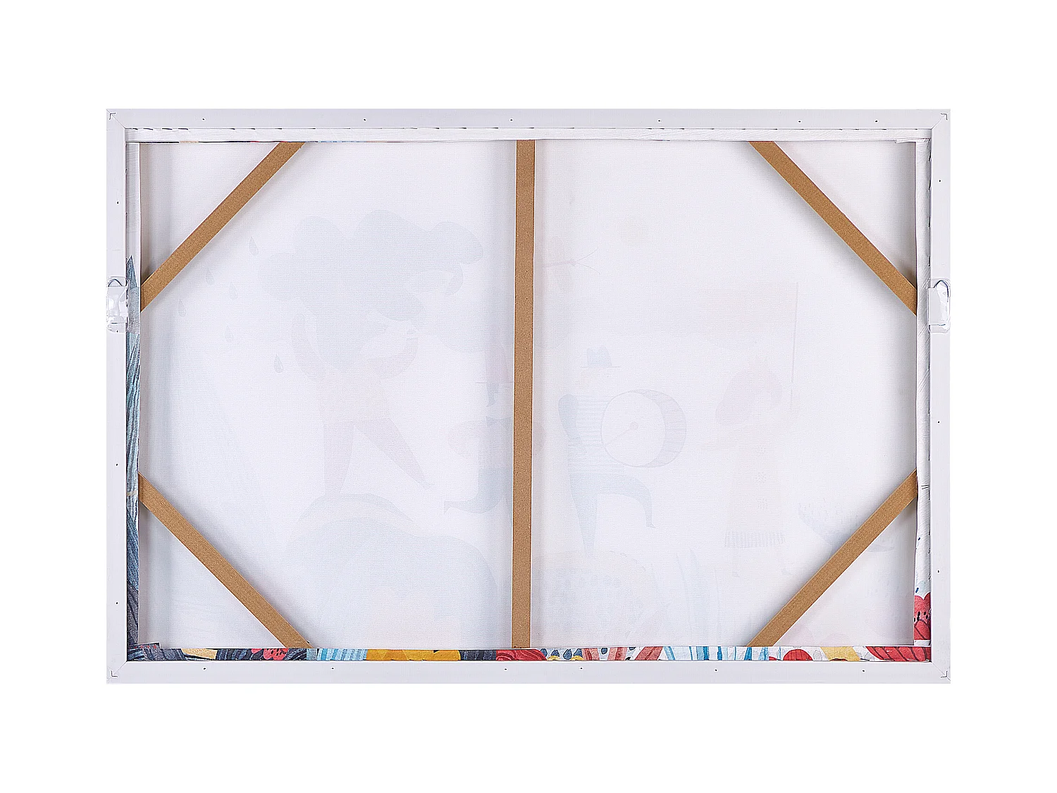 Lienzo BIBBIENA Motivo infantil 63 x 99 cm Multicolor