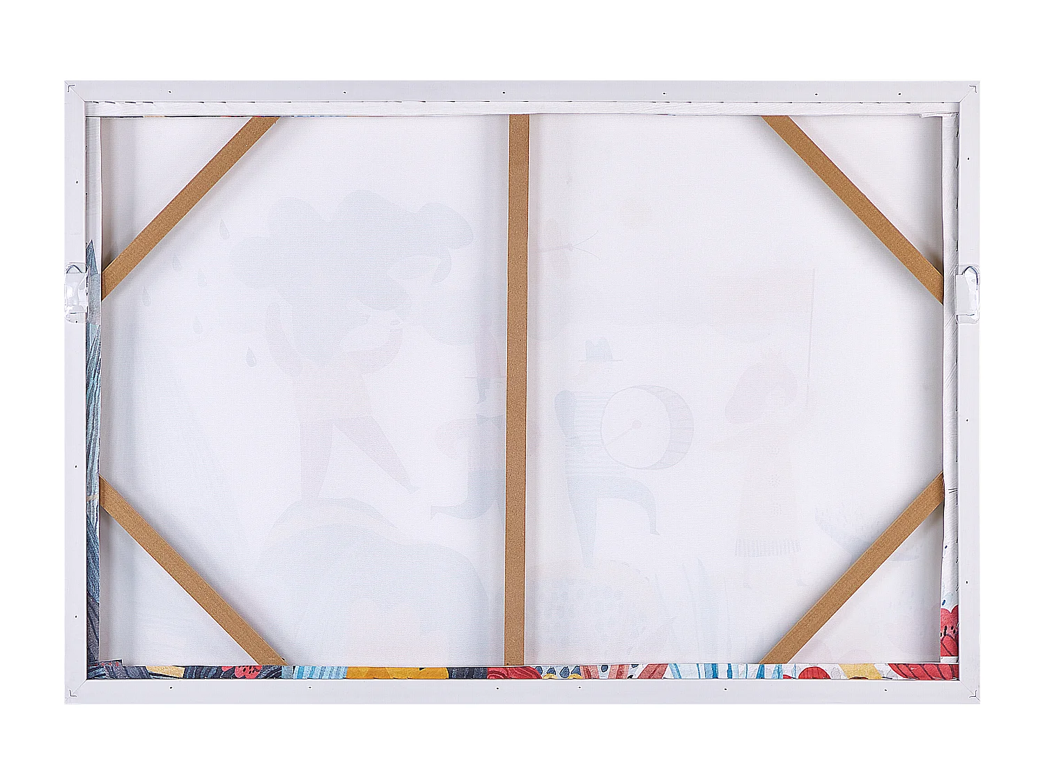 Canvas BIBBIENA Kids motief 63 x 99 cm Multicolor