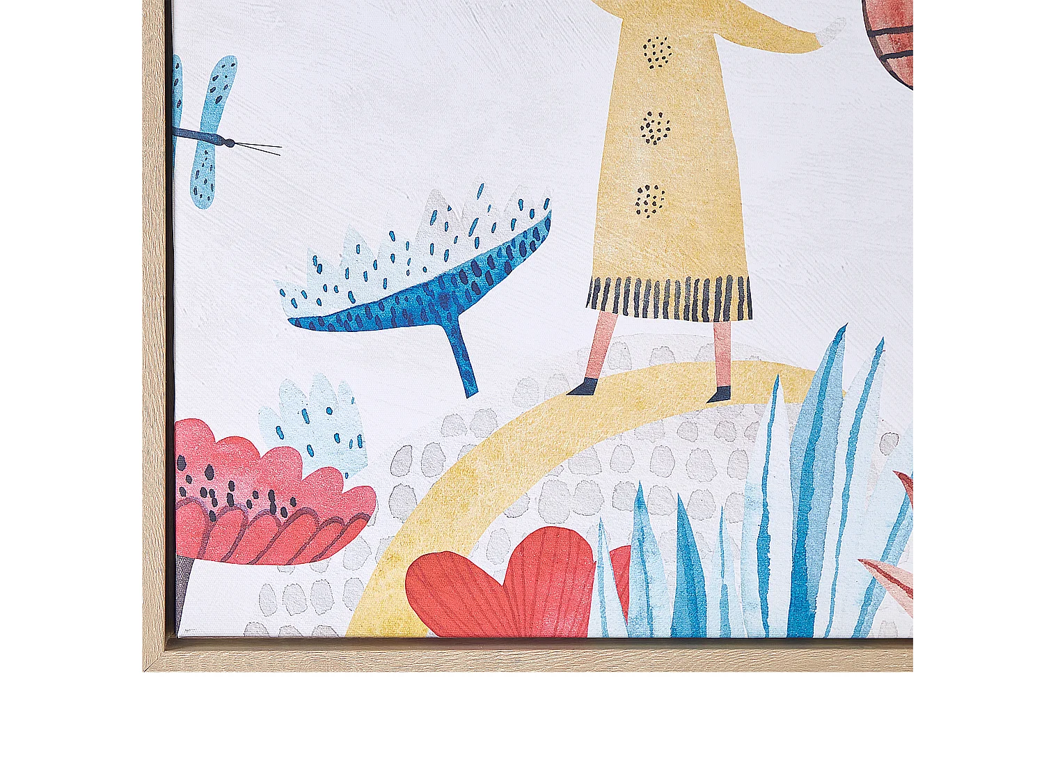 Canvas BIBBIENA Kindermotiv 63 x 99 cm Bunt