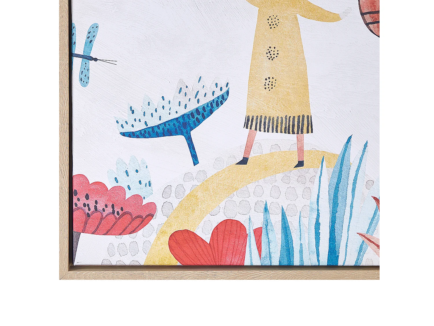 Imprimé sur toile BIBBIENA Motif enfant 63 x 99 cm Multicolore