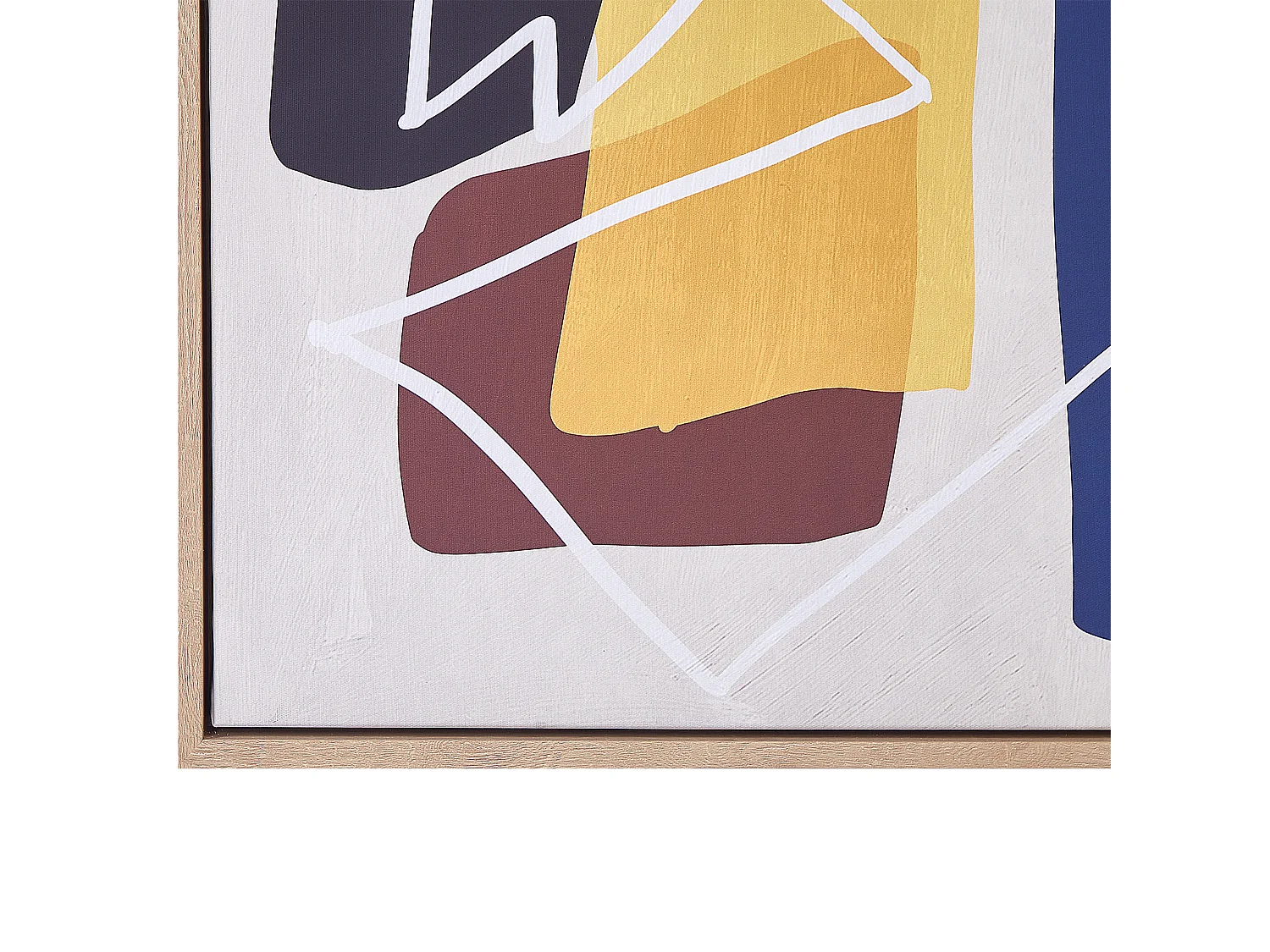 Imprimé sur toile FRISA Motif abstrait 63 x 99 cm Multicolore