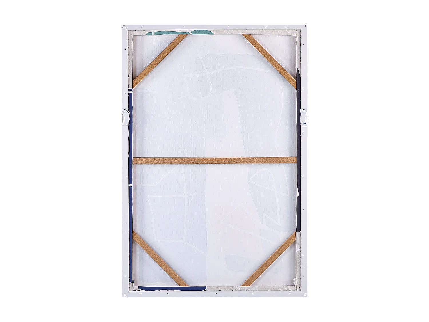 Stampa su tela FRISA Motivo astratto 63 x 99 cm Multicolore