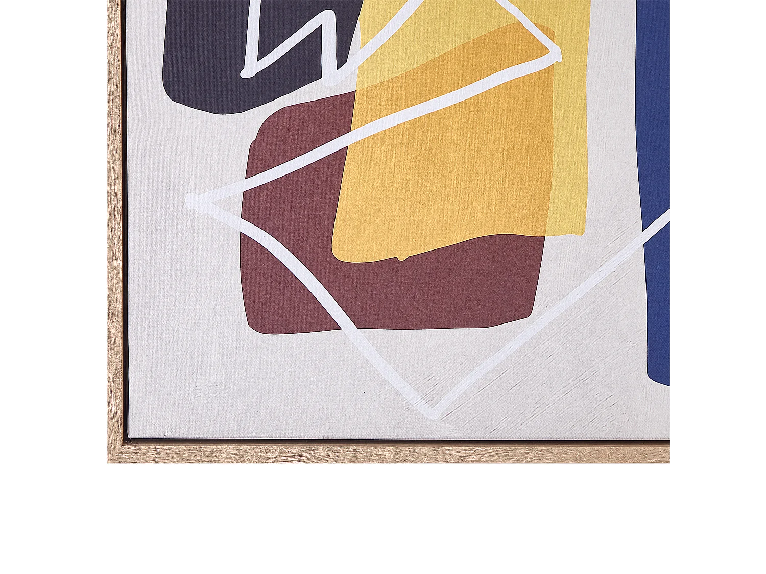 Stampa su tela FRISA Motivo astratto 63 x 99 cm Multicolore