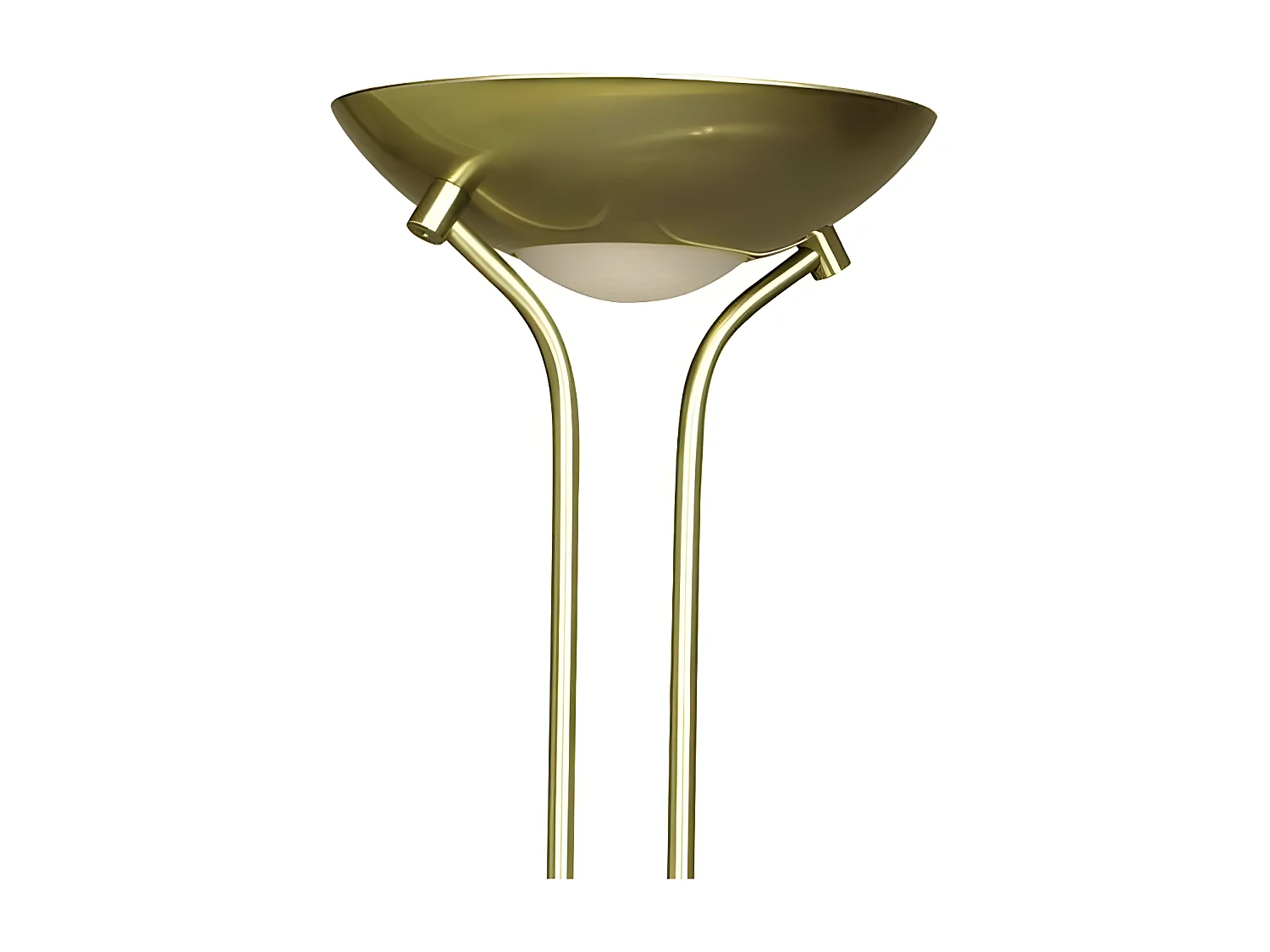 Lampadaire LED avec étagère Olimpia et bras de lecture orientable 18W+5W H180cm - Cuir