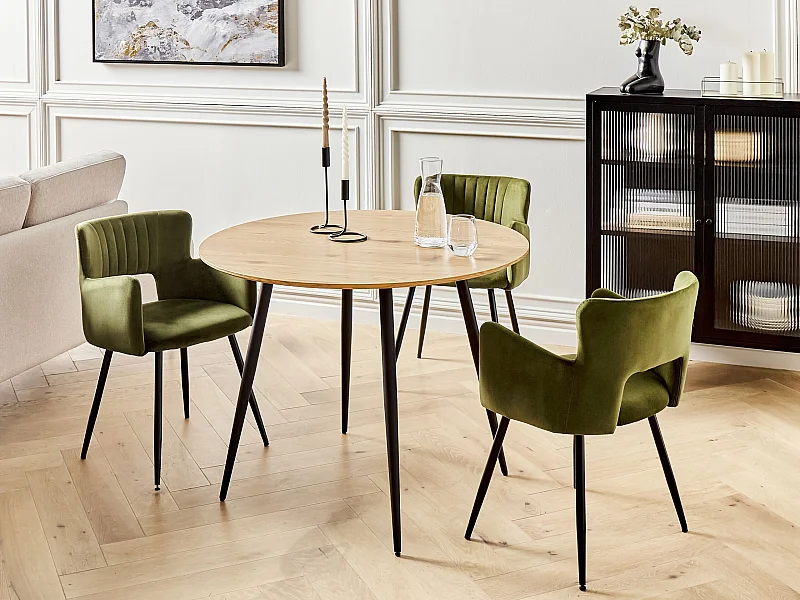 Table de repas BJORKA Marron clair 100 cm 100 cm