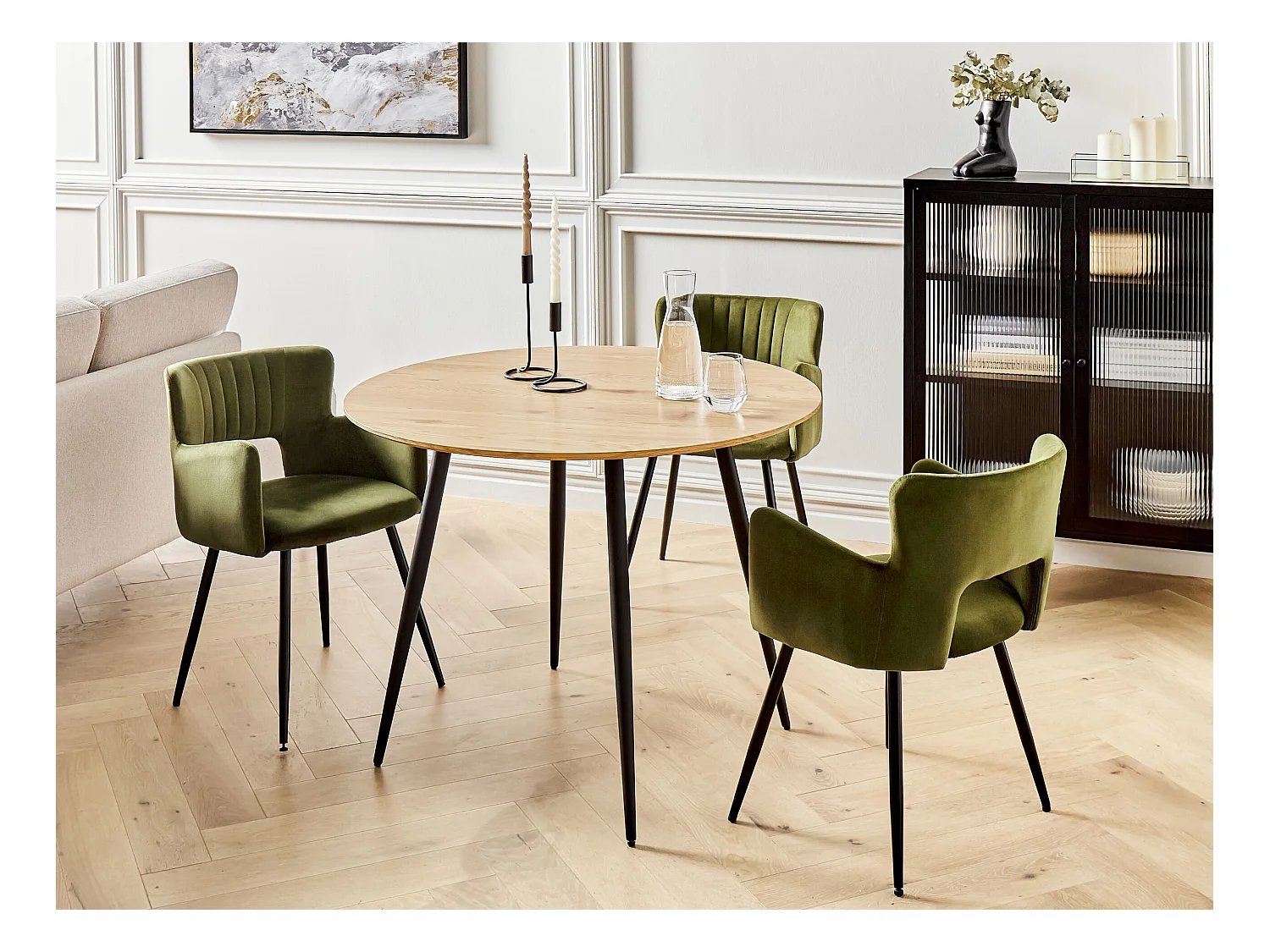 Table de repas BJORKA Marron clair 100 cm 100 cm