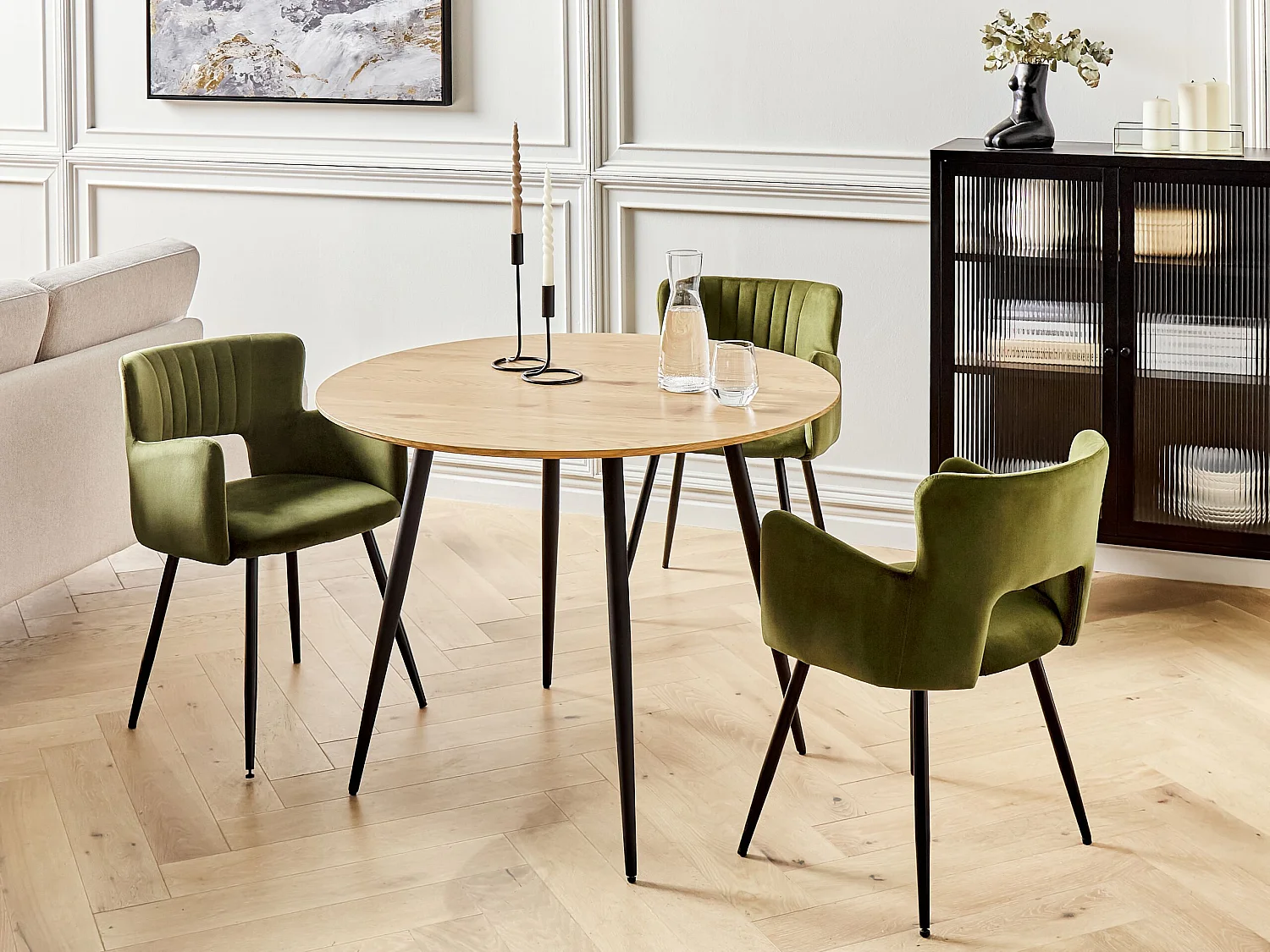 Table de repas BJORKA Marron clair 100 cm 100 cm