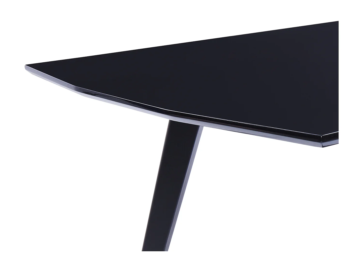 Eettafel MOSSLE Zwart 160 cm 90 cm