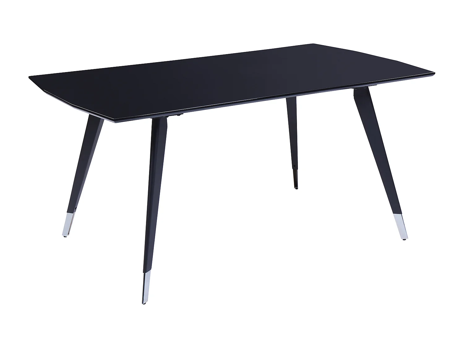 Mesa de comedor MOSSLE Negro 160 cm 90 cm