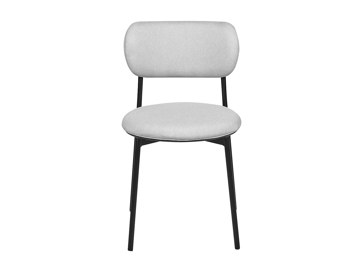 Set van 2 eetkamerstoelen CASEY Lichtgrijs