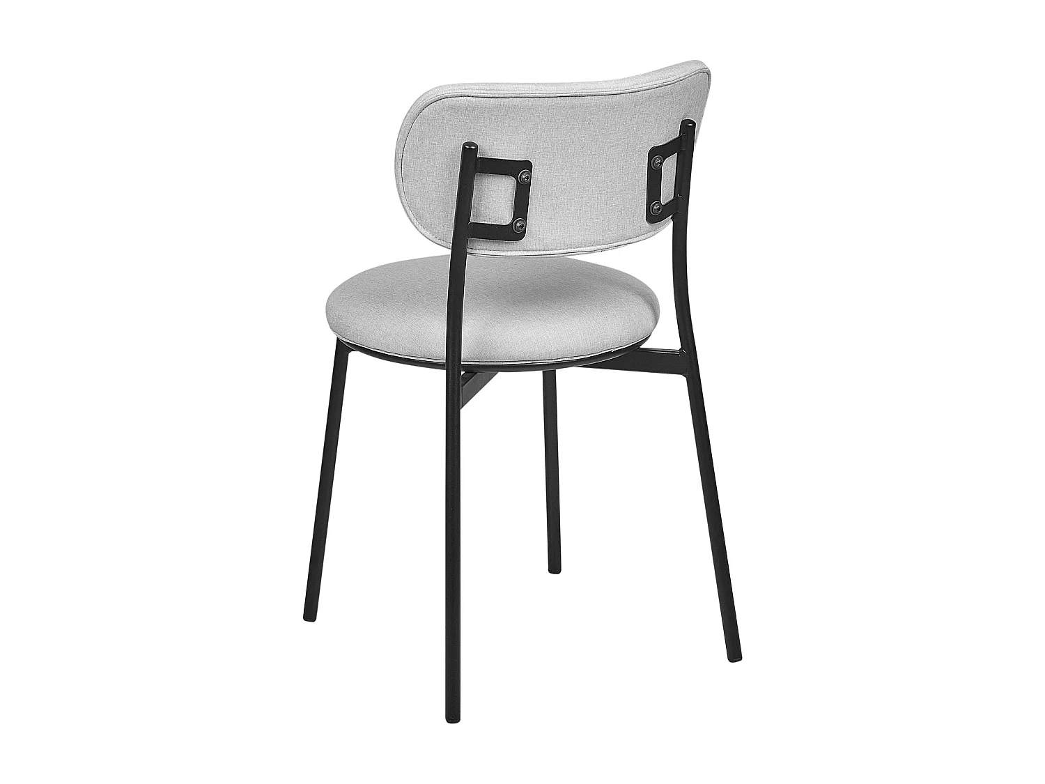 Lot de 2 chaises de salle à manger CASEY Gris clair