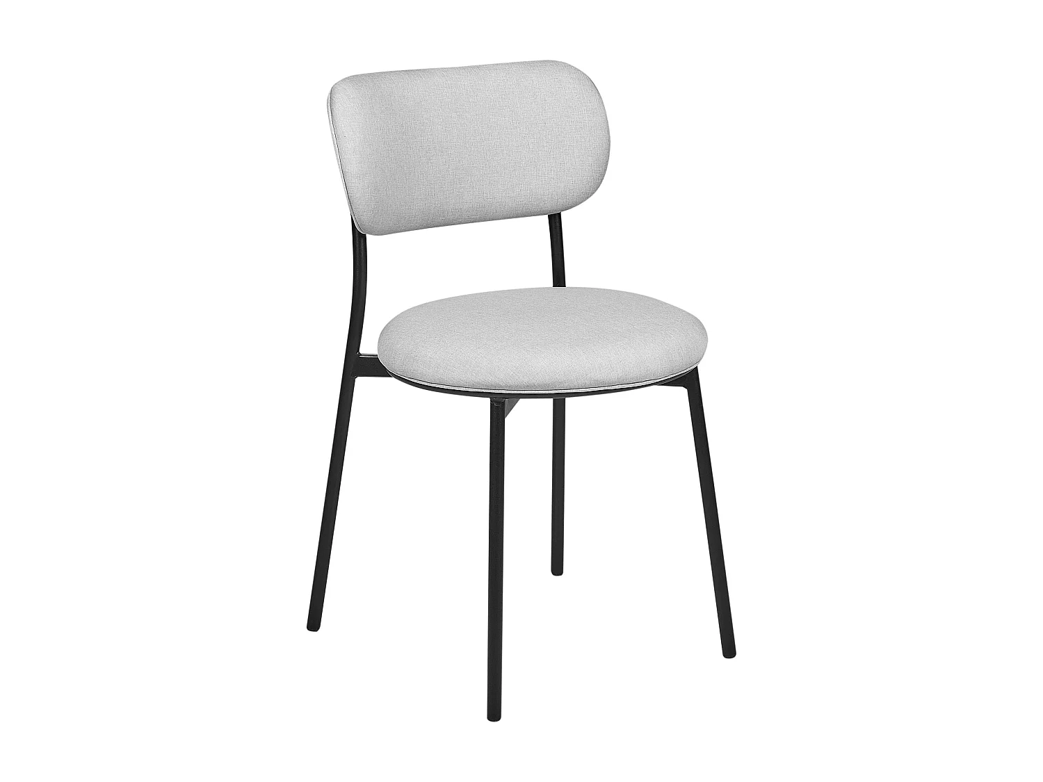 Set van 2 eetkamerstoelen CASEY Lichtgrijs