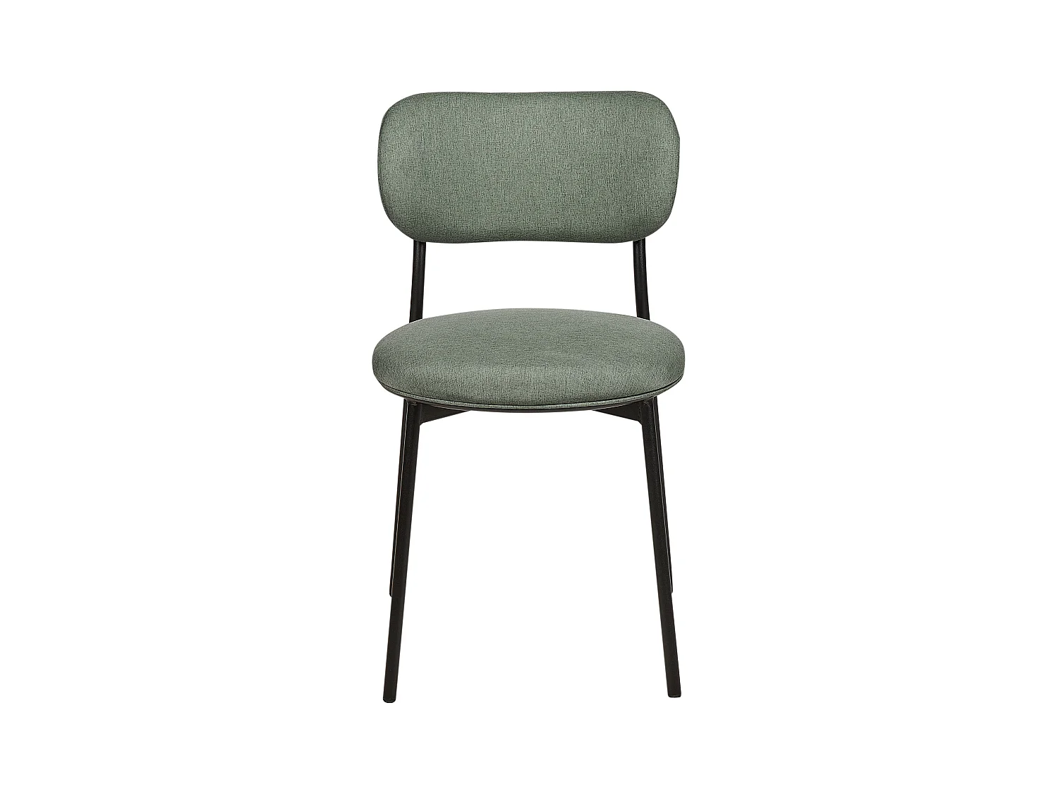 Lot de 2 chaises de salle à manger CASEY Vert foncé