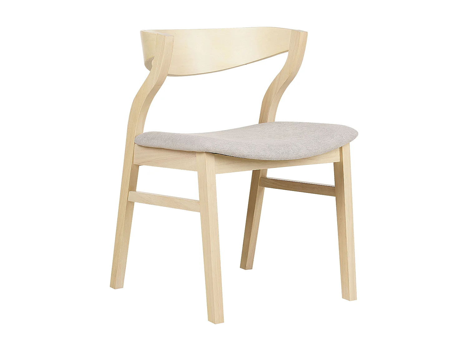 Set di 2 sedie da pranzo MAROA Legno Beige