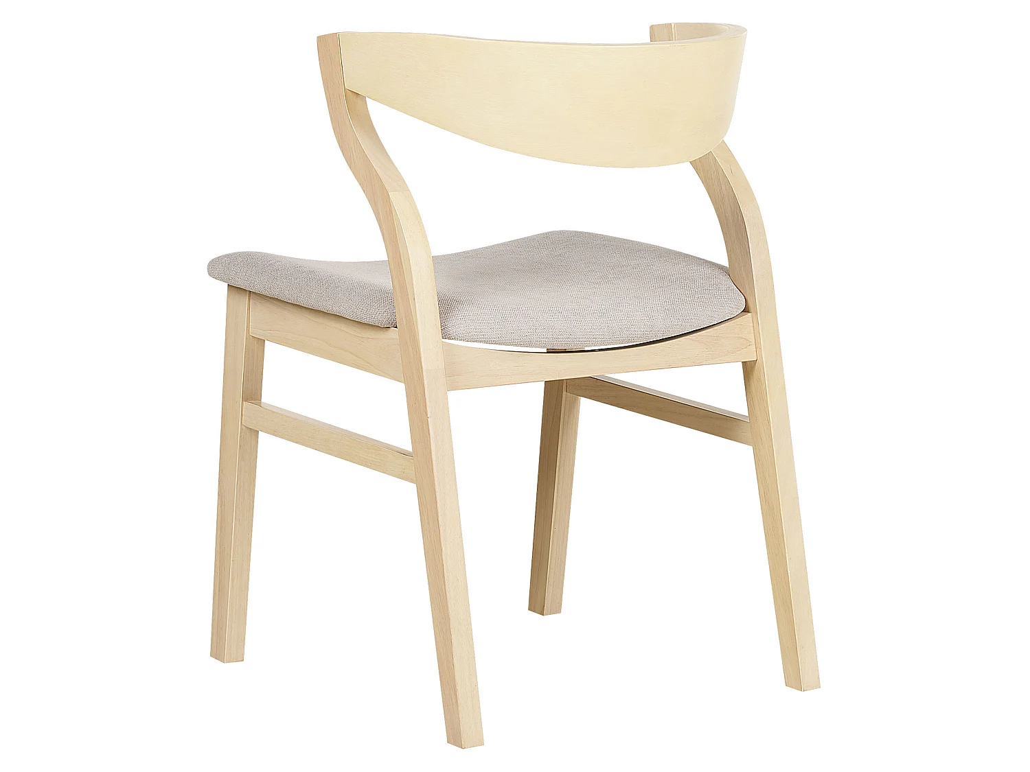 Lot de 2 chaises de salle à manger MAROA Bois Beige