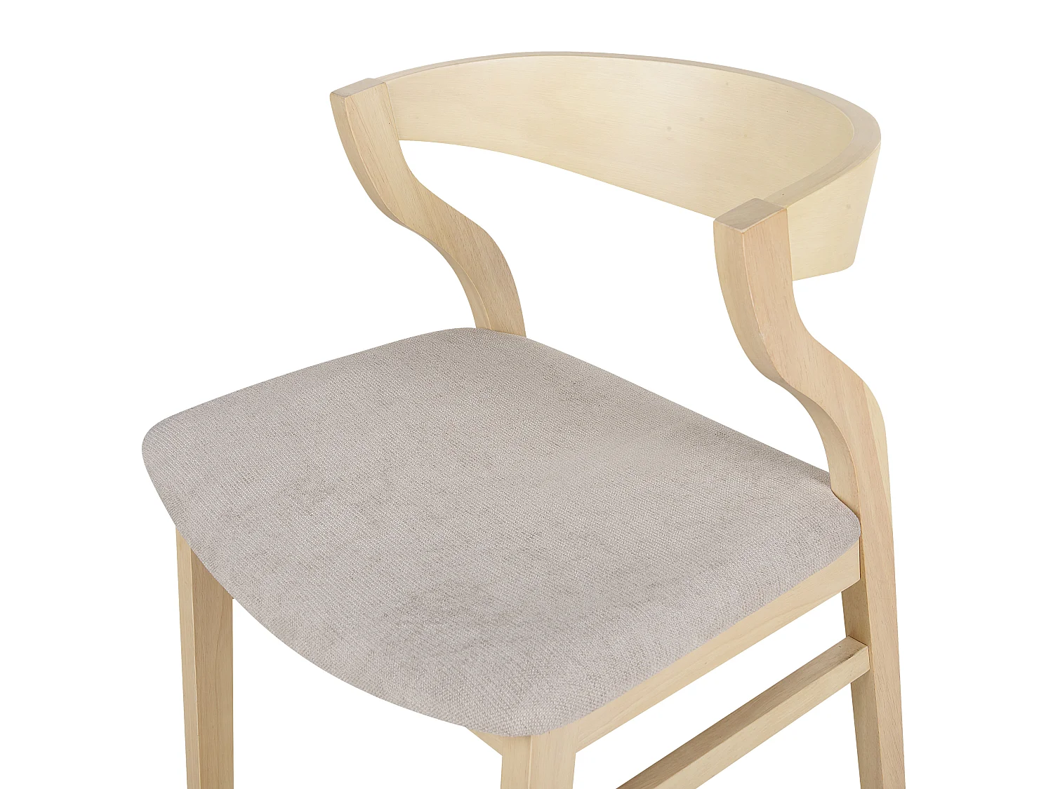 Lot de 2 chaises de salle à manger MAROA Bois Beige