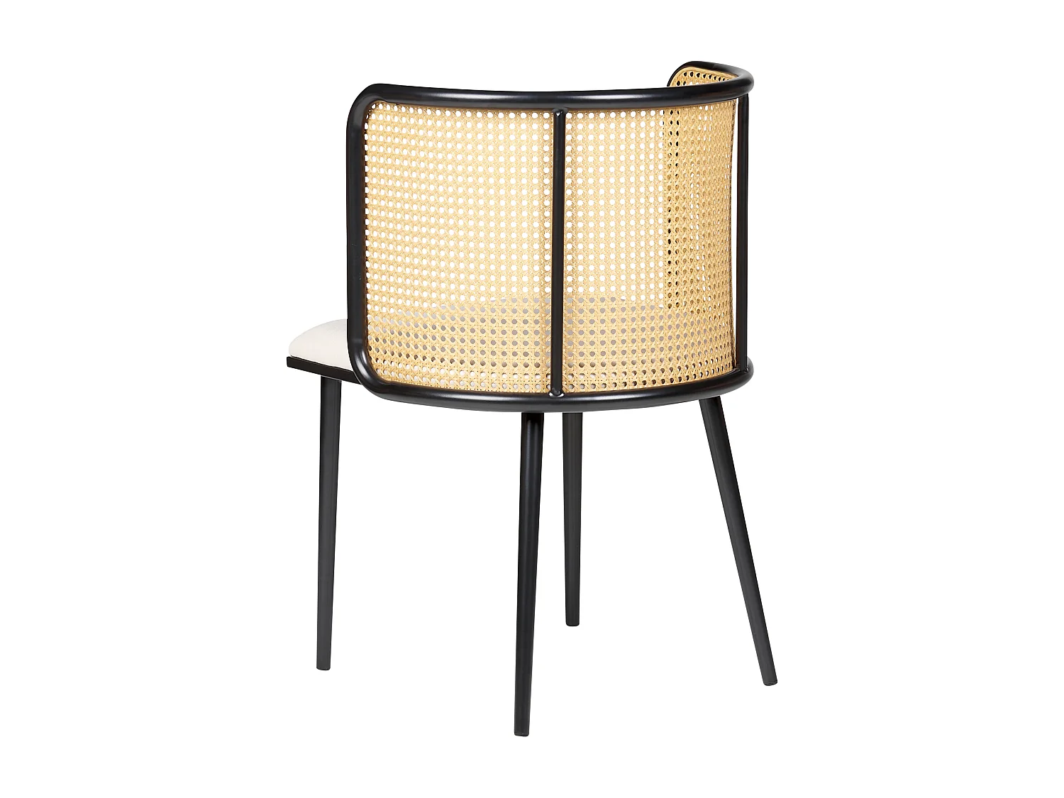 Set van 2 eetkamerstoelen KOBUK Metaal Zwart