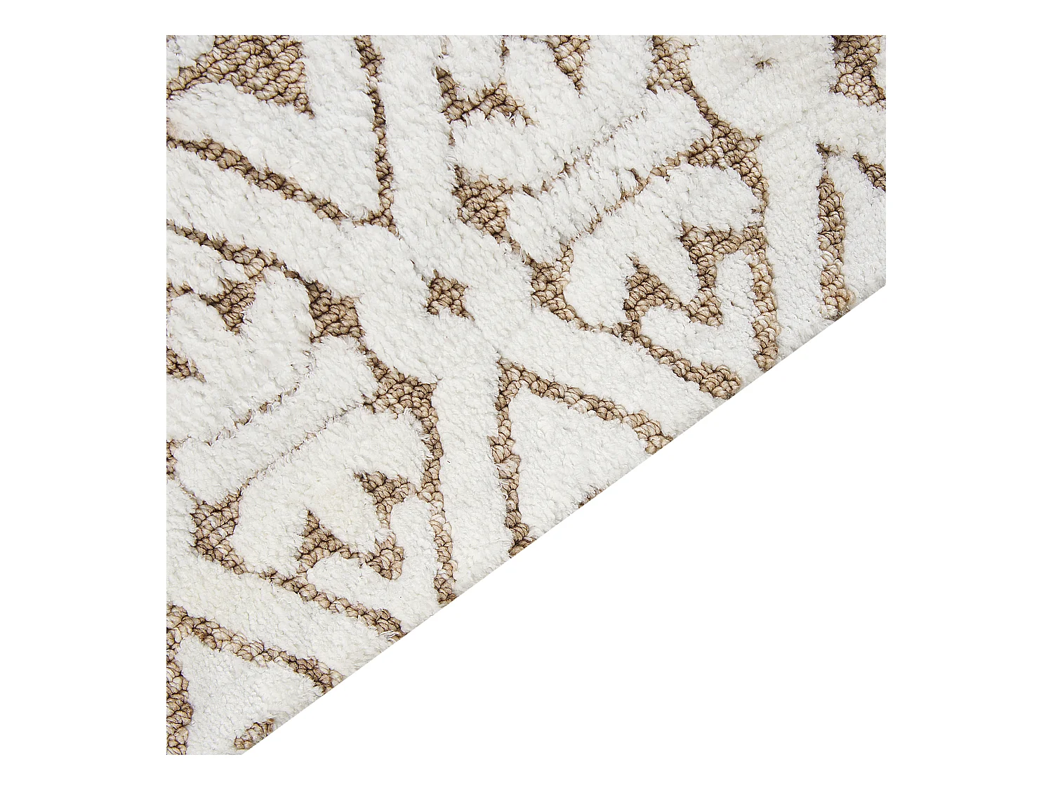 Vloerkleed polyester crème/beige 160 x 230 cm GOGAI