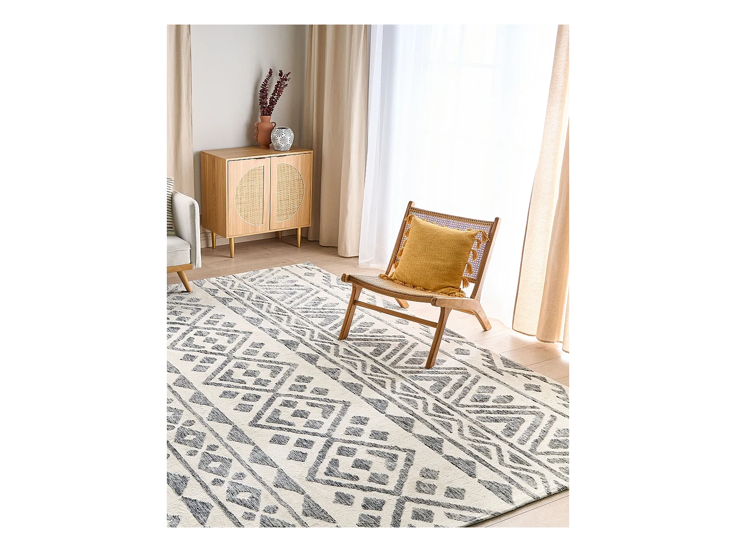 Tapis ASPANI Blanc cassé 300 x 400 cm
