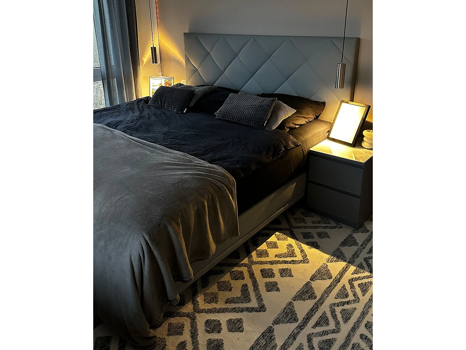 Tapis beige et gris 300 x 400 cm ASPANI