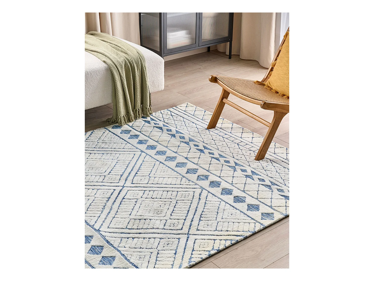 Tapis MARGAND Blanc 160 x 230 cm