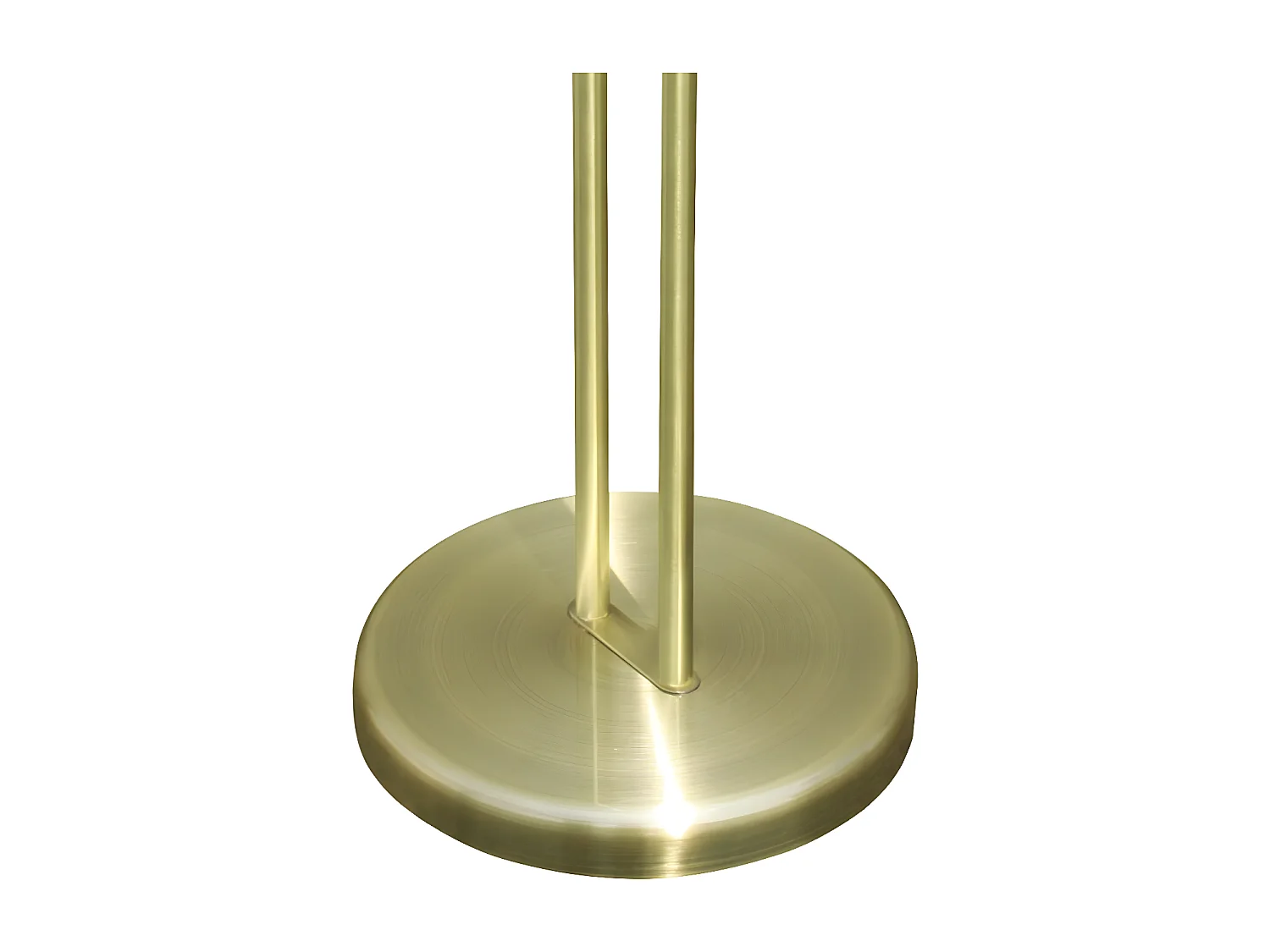 Lampadaire LED  et liseuse orientable Olimpia 18W+5W H180cm - Cuir