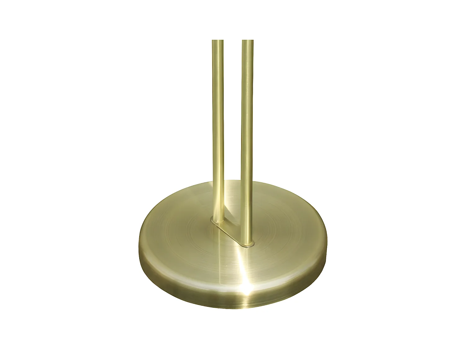 Olimpia LED vloerlamp en verstelbare leeslamp 18W+5W H180cm -Leer