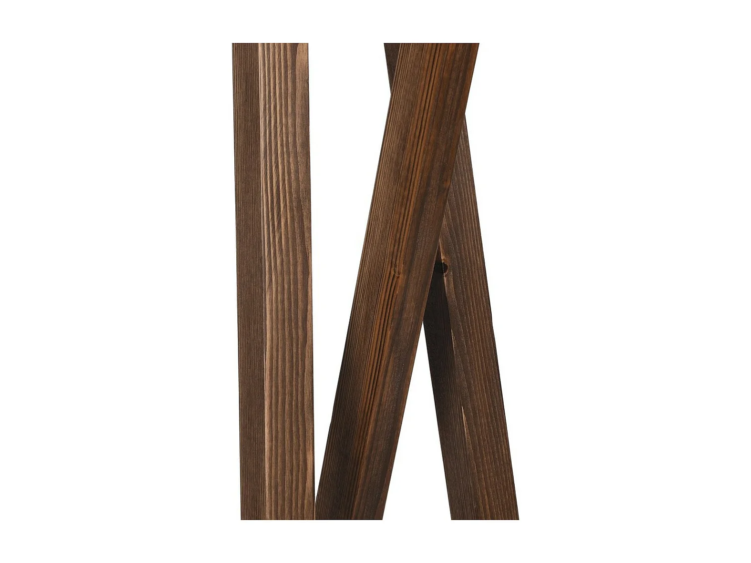 Nacor vloerlamp met houten structuur en stoffen kap H166cm 1xE27 - Grijs