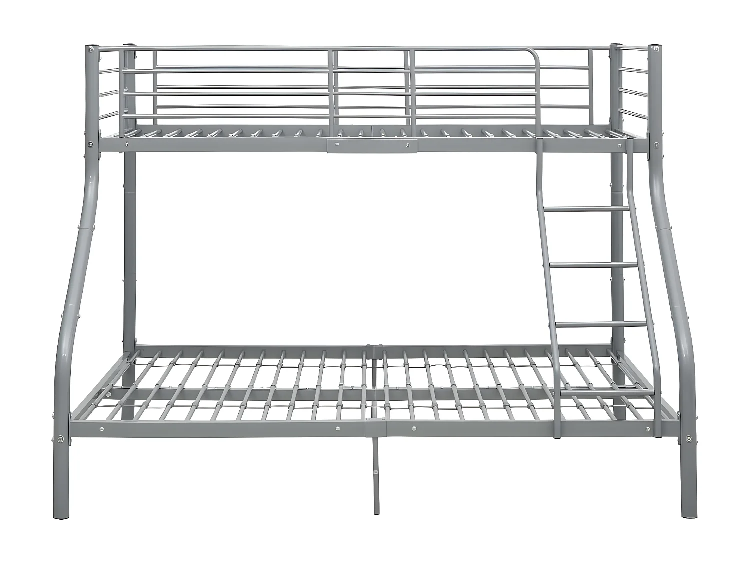 Lit superposé-140x200 cm/90x200 cm Gris Métal /90x200 cm JKF391379