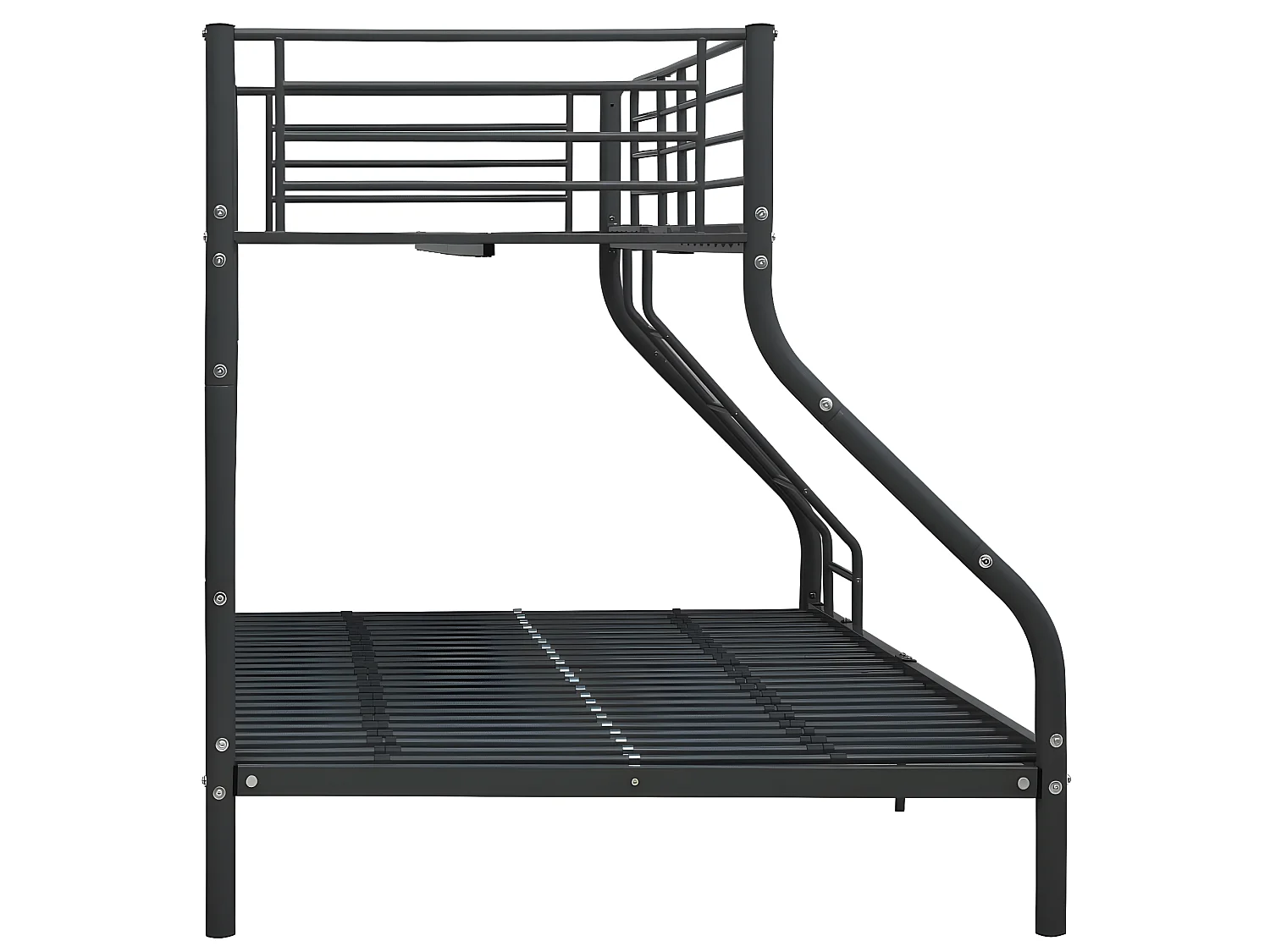 Beliche 140x200/90x200 cm metal preto PT498418